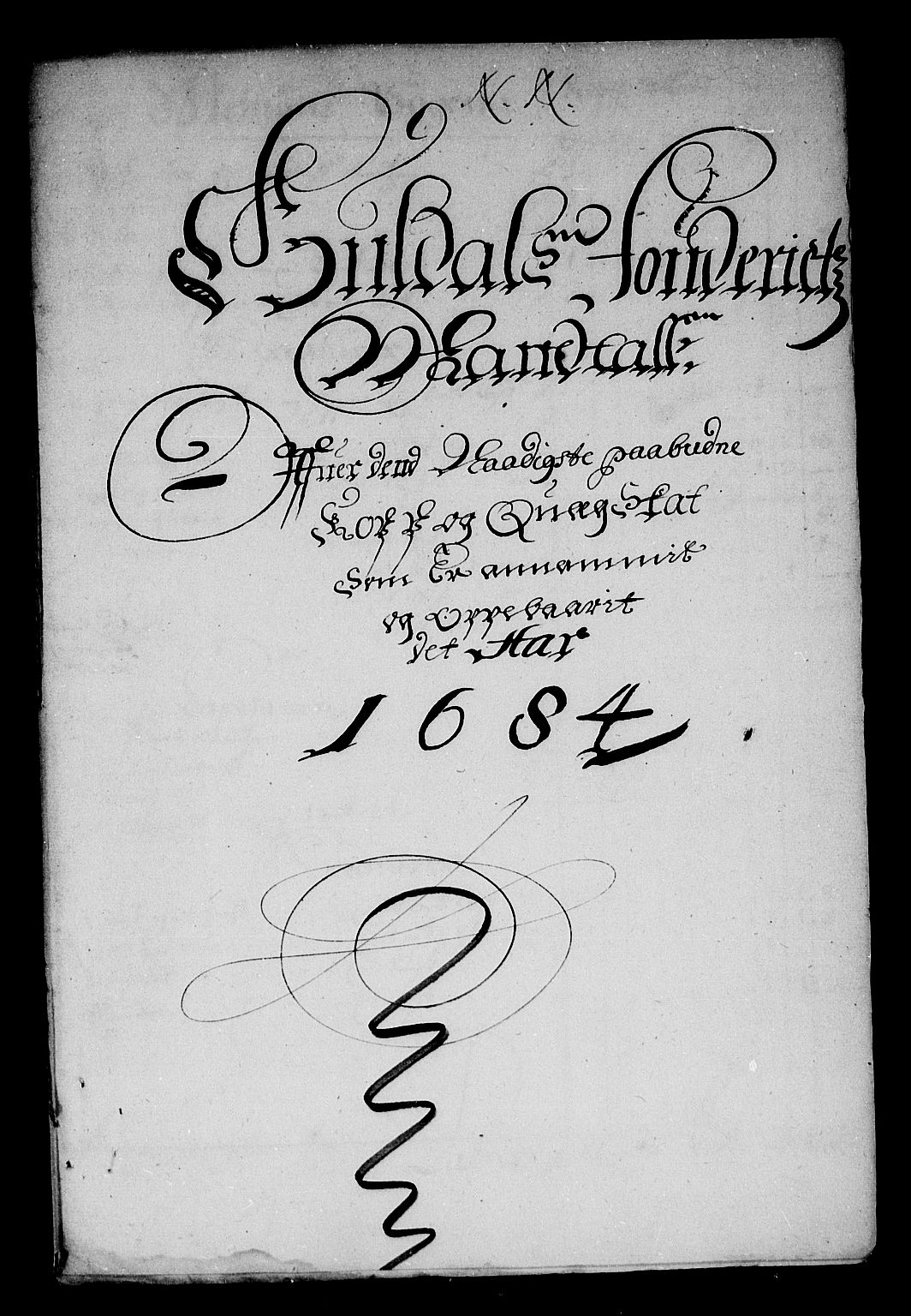 Rentekammeret inntil 1814, Reviderte regnskaper, Stiftamtstueregnskaper, Trondheim stiftamt og Nordland amt, RA/EA-6044/R/Rg/L0075: Trondheim stiftamt og Nordland amt, 1684