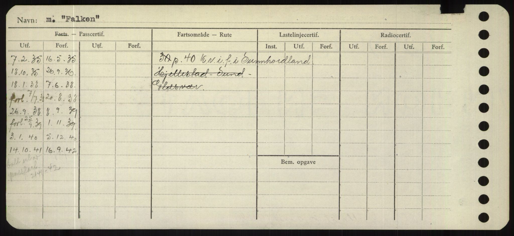 Sjøfartsdirektoratet med forløpere, Skipsmålingen, RA/S-1627/H/Hd/L0010: Fartøy, F-Fjø, s. 84