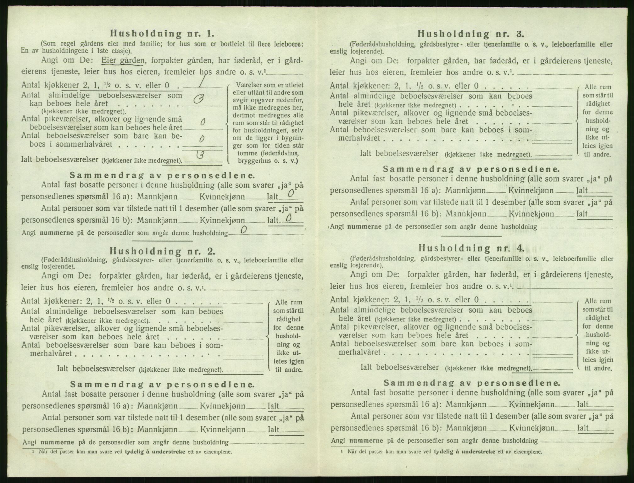 SAK, Folketelling 1920 for 0920 Øyestad herred, 1920, s. 733