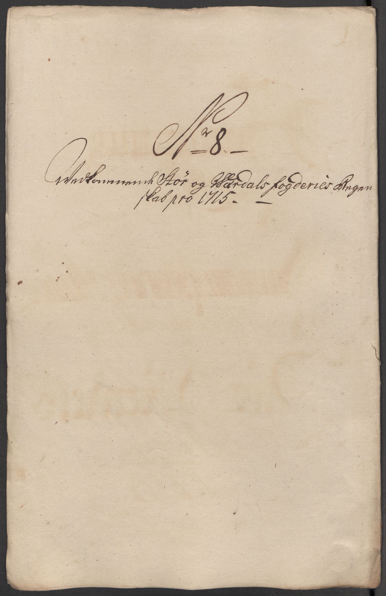 Rentekammeret inntil 1814, Reviderte regnskaper, Fogderegnskap, RA/EA-4092/R62/L4205: Fogderegnskap Stjørdal og Verdal, 1715, s. 126