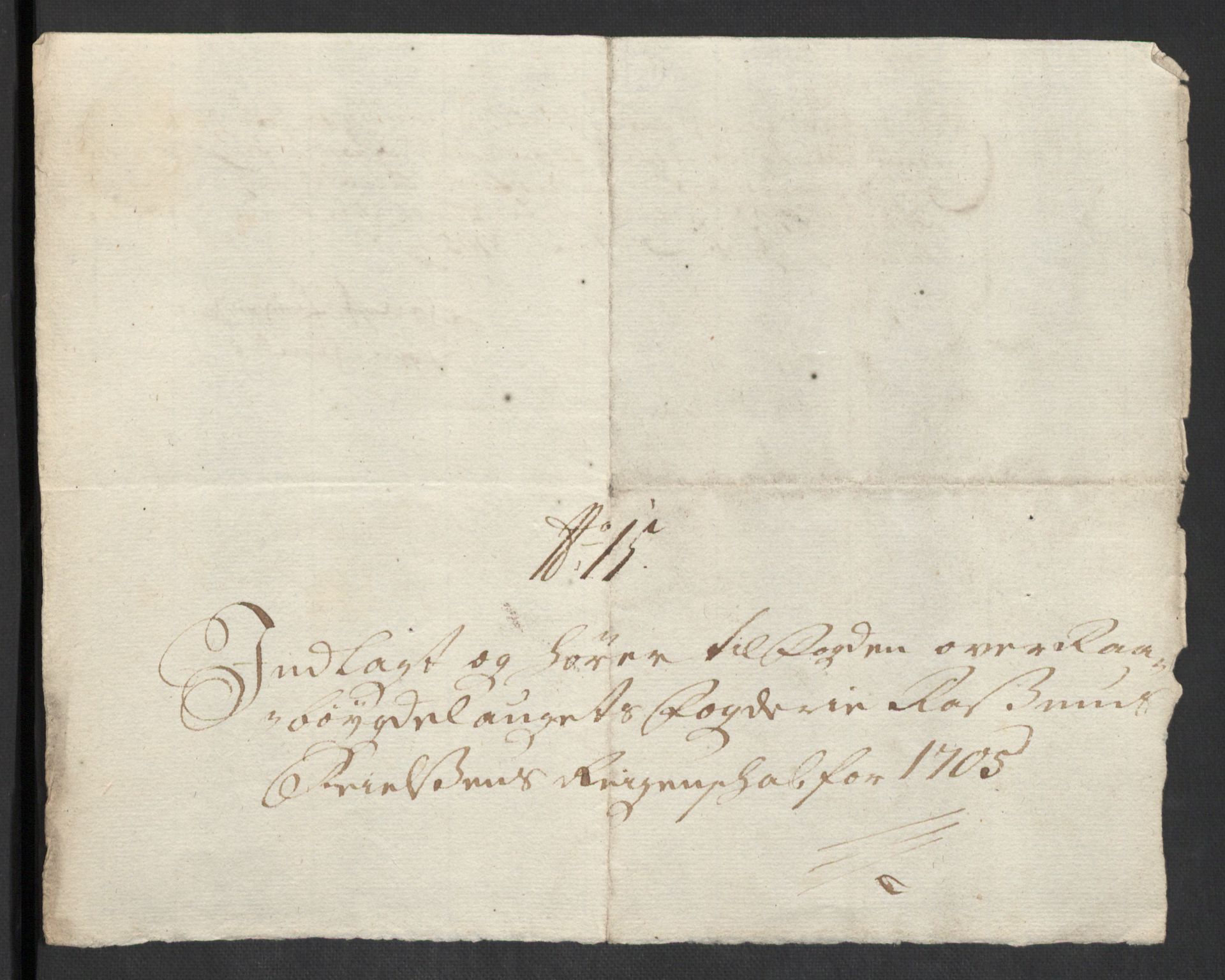 Rentekammeret inntil 1814, Reviderte regnskaper, Fogderegnskap, AV/RA-EA-4092/R40/L2447: Fogderegnskap Råbyggelag, 1703-1705, s. 413