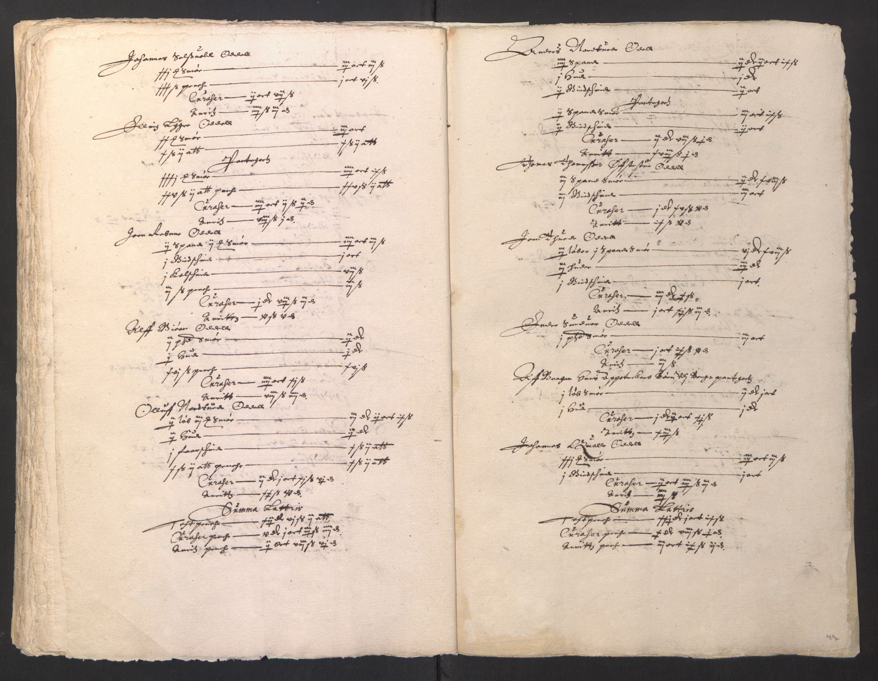 Stattholderembetet 1572-1771, AV/RA-EA-2870/Ek/L0012/0001: Jordebøker til utlikning av rosstjeneste 1624-1626: / Odelsjordebøker for Bergenhus len, 1626, s. 49