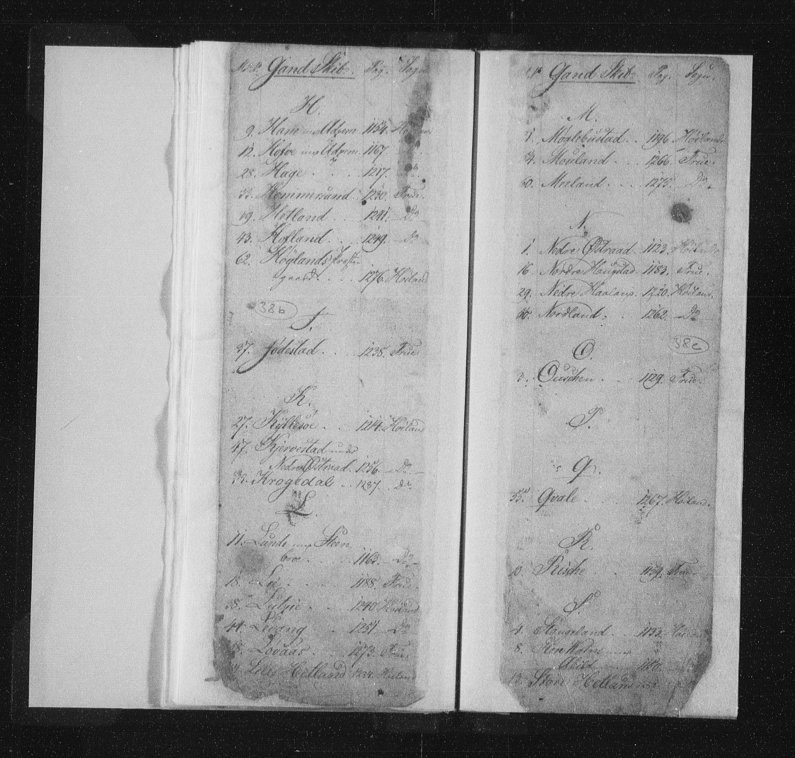 Jæren og Dalane sorenskriveri, SAST/A-100306/4/41/41AD/L0001: Panteregister nr. 41 AD1, 1824-1870