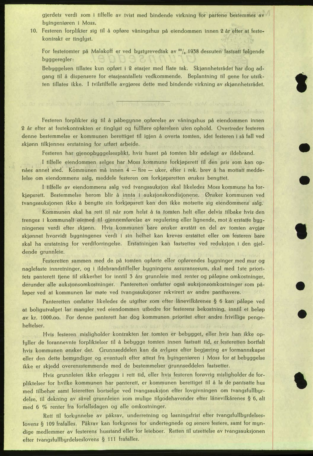 Moss sorenskriveri, SAO/A-10168: Pantebok nr. A5, 1938-1939, Dagboknr: 2827/1938