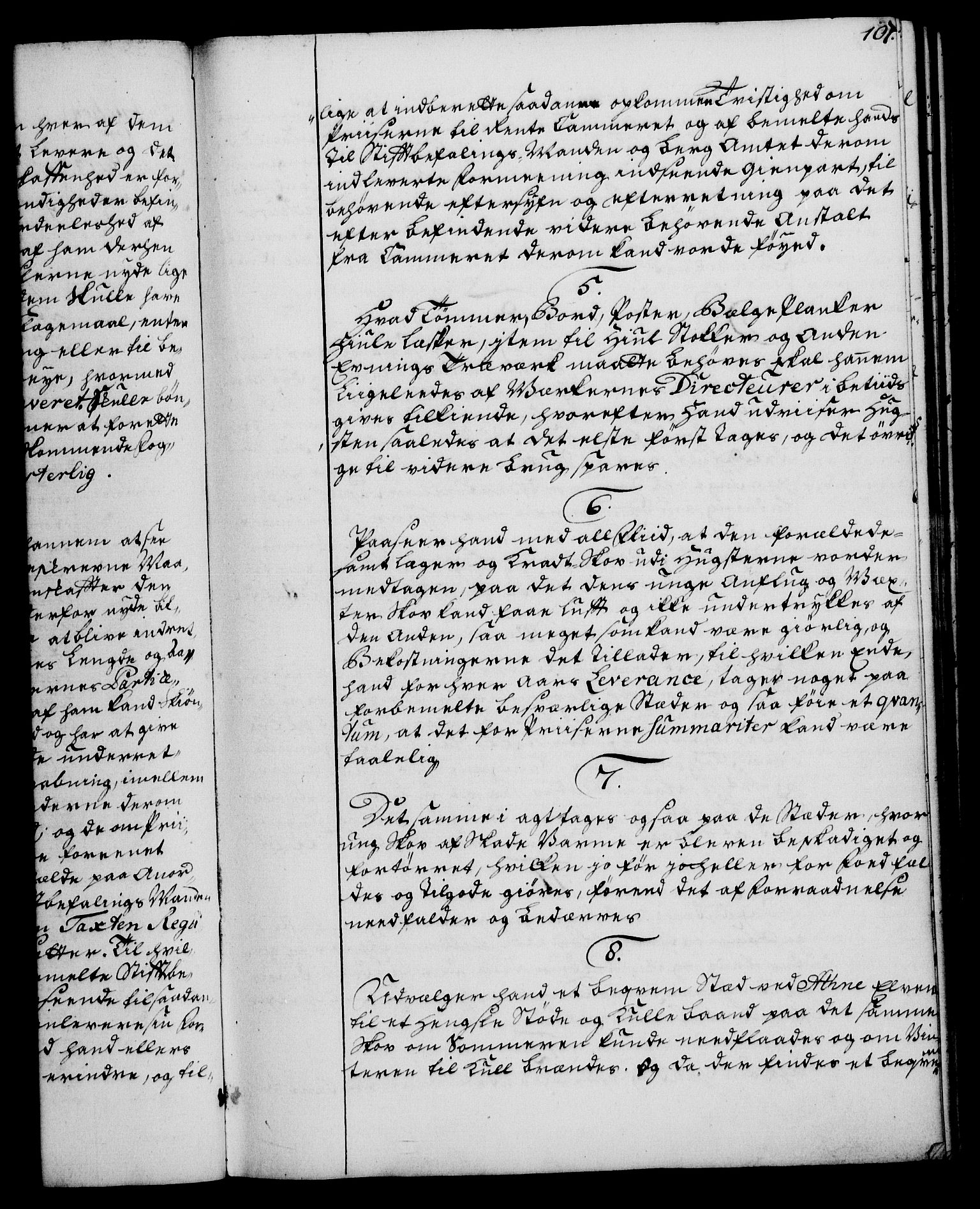 Rentekammeret, Kammerkanselliet, AV/RA-EA-3111/G/Gg/Ggi/L0003: Norsk instruksjonsprotokoll med register (merket RK 53.36), 1751-1775, s. 107