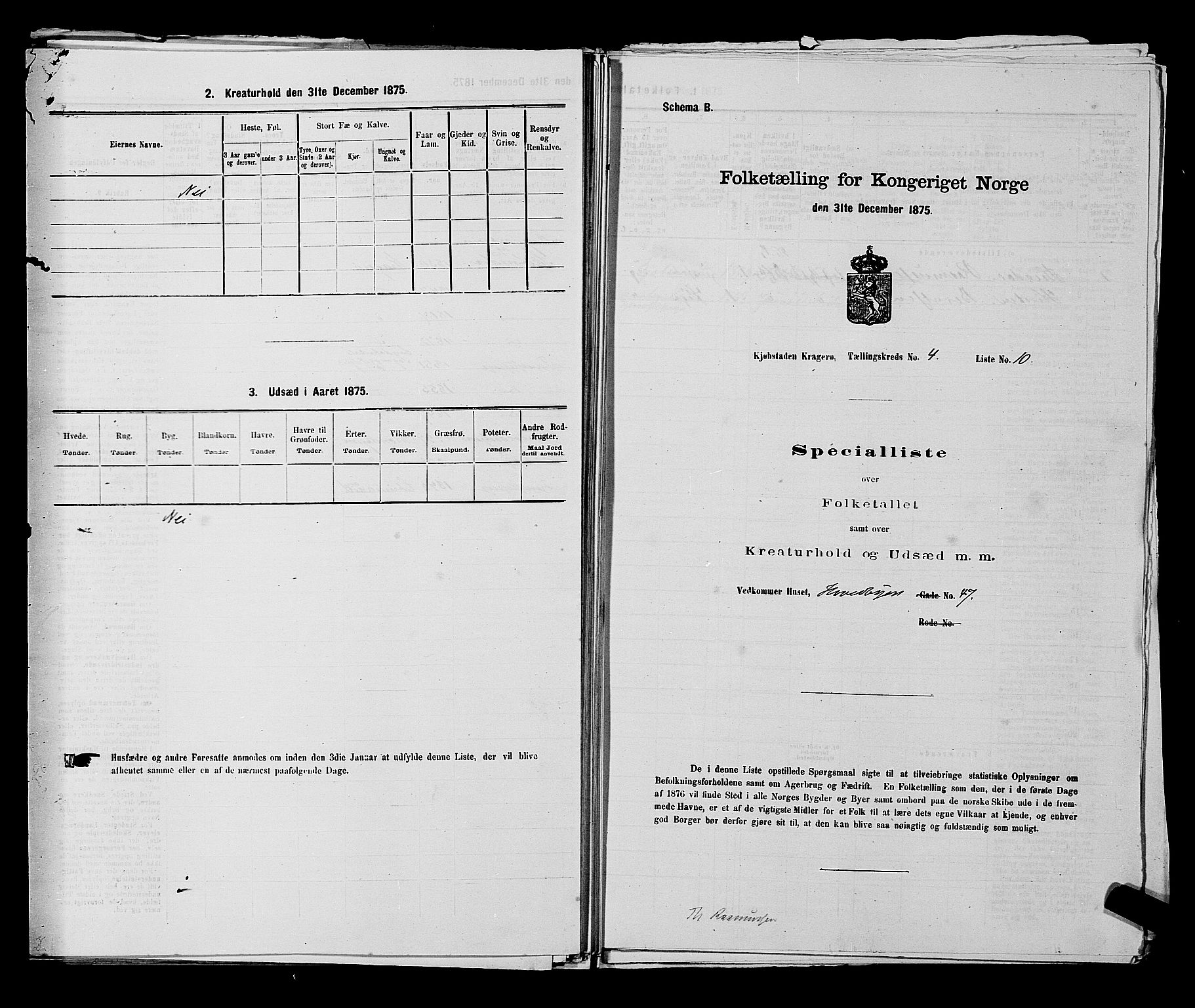 SAKO, Folketelling 1875 for 0801P Kragerø prestegjeld, 1875, s. 103