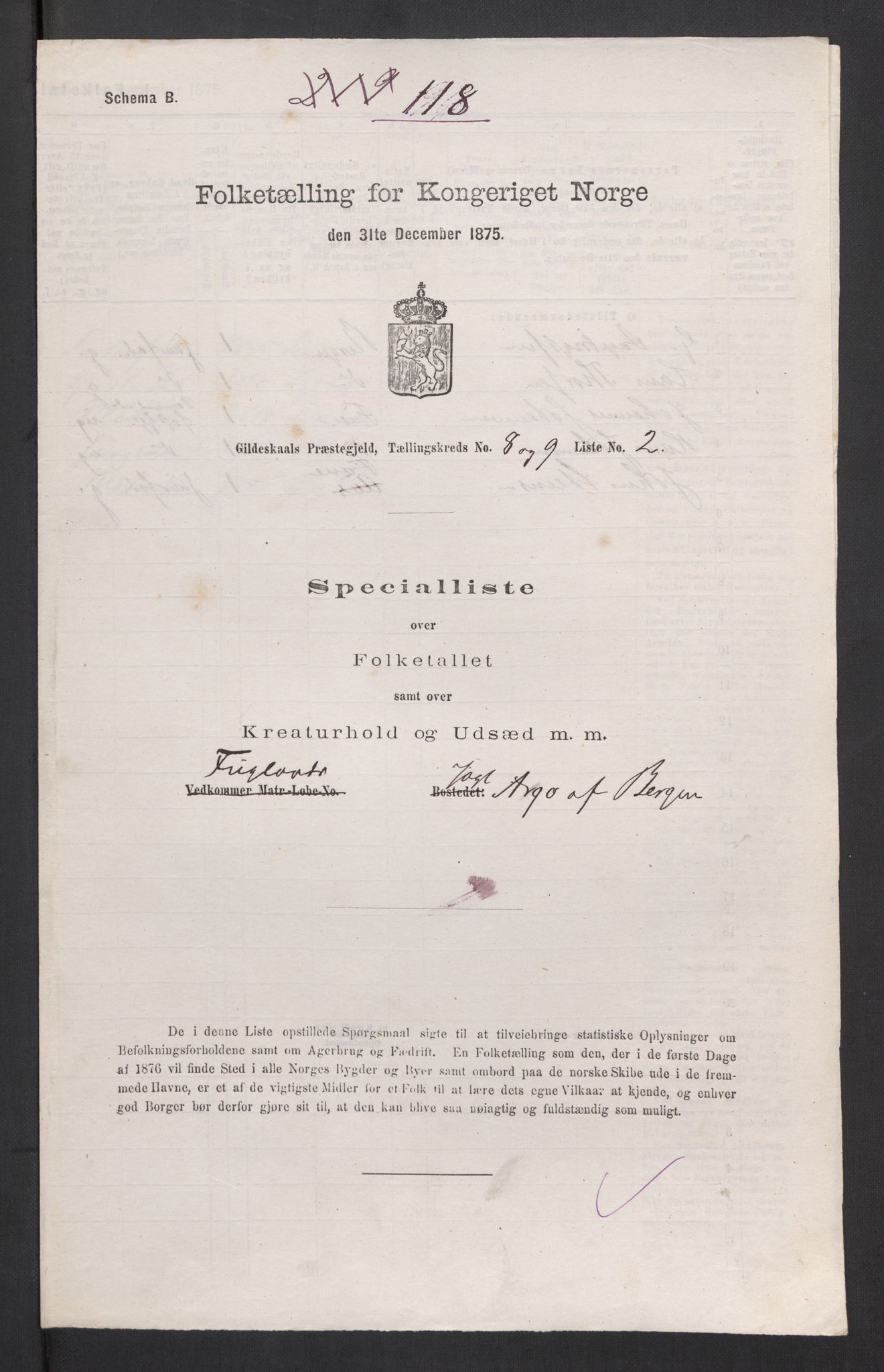 RA, Folketelling 1875, skipslister: Skip i innenrikske havner, hjemmehørende i byer og ladesteder, 1875, s. 1056