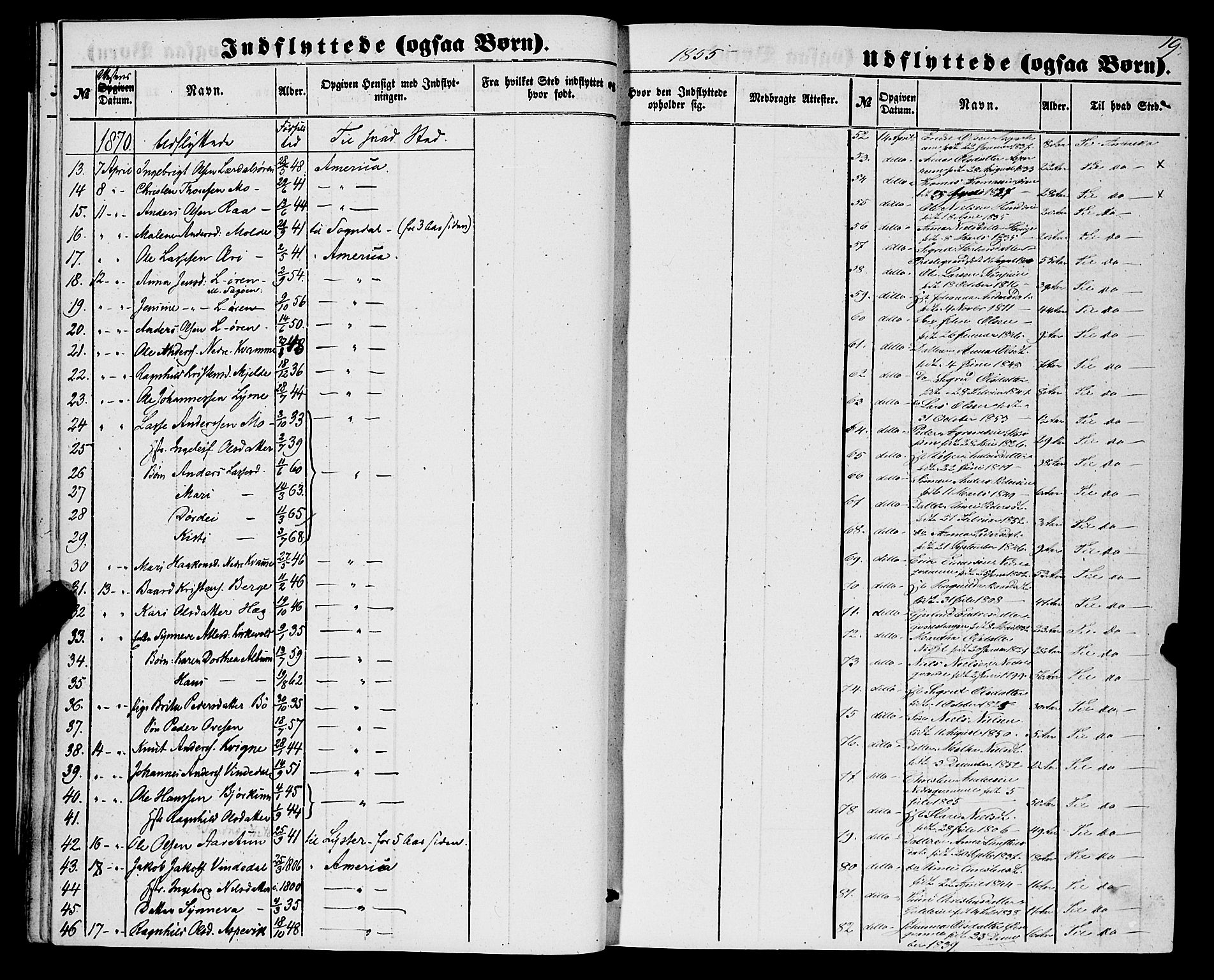 Lærdal sokneprestembete, AV/SAB-A-81201: Ministerialbok nr. A 17, 1851-1877, s. 19