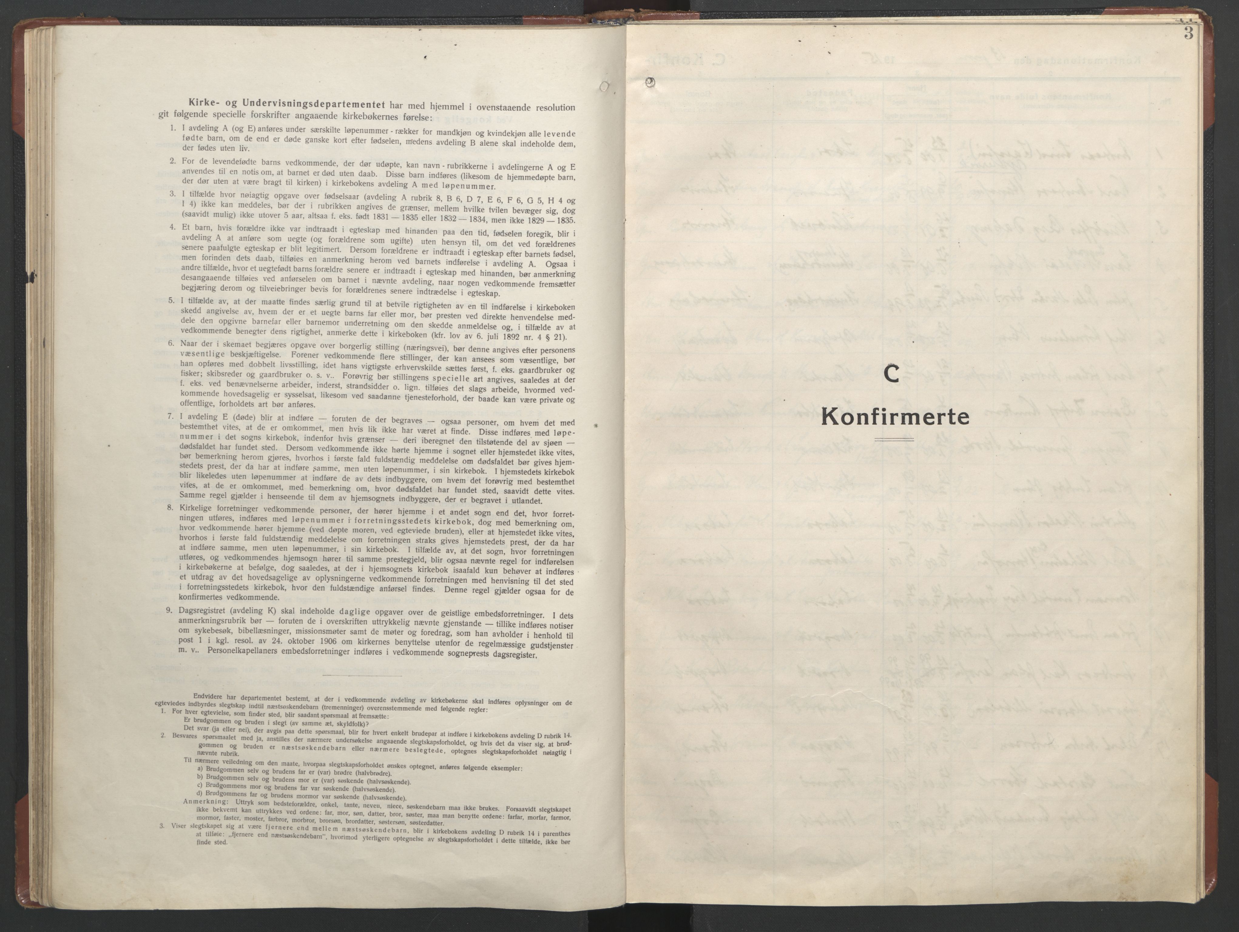 Ministerialprotokoller, klokkerbøker og fødselsregistre - Nordland, AV/SAT-A-1459/863/L0918: Klokkerbok nr. 863C08, 1906-1921, s. 3