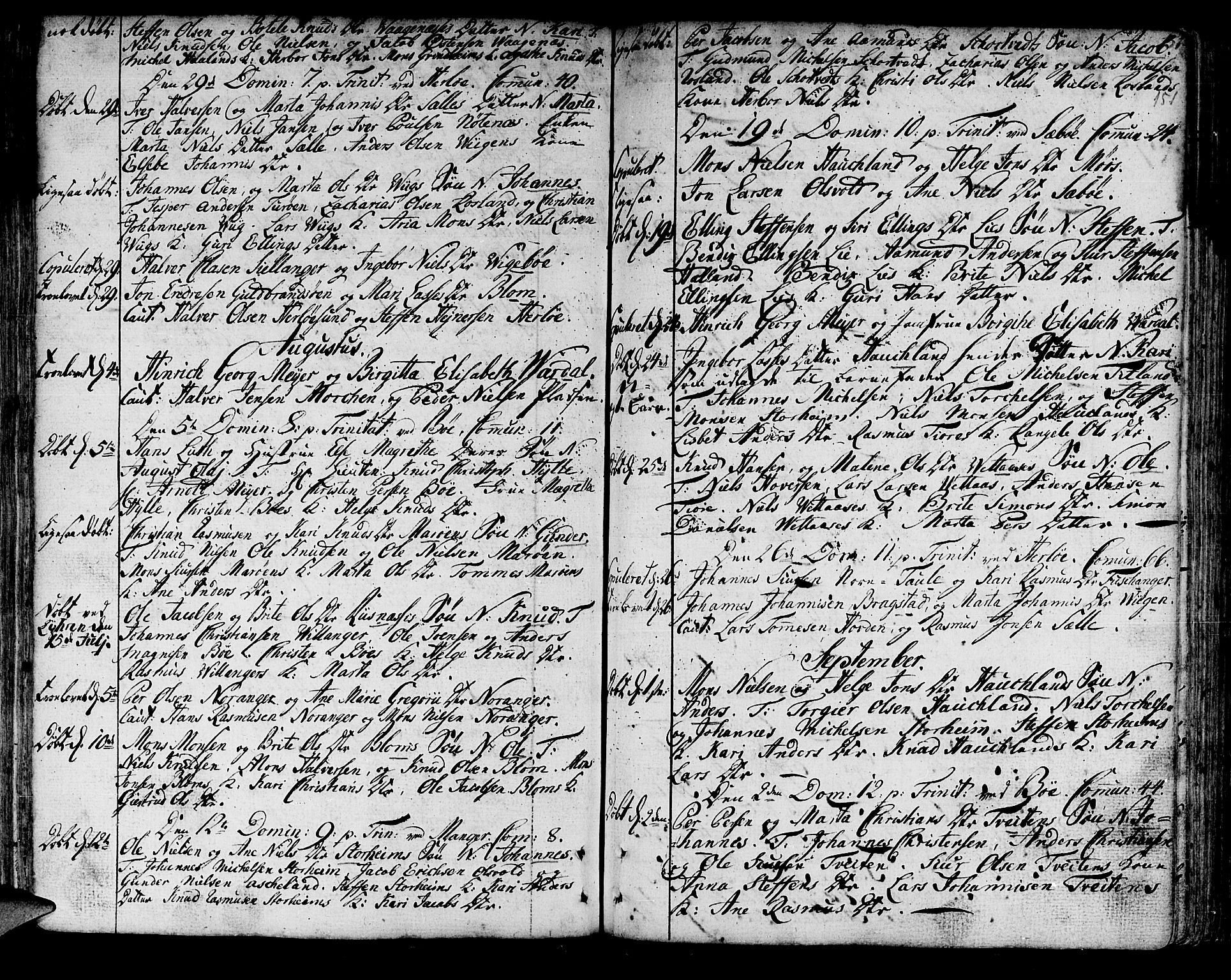 Manger sokneprestembete, AV/SAB-A-76801/H/Haa: Ministerialbok nr. A 1, 1759-1791, s. 151