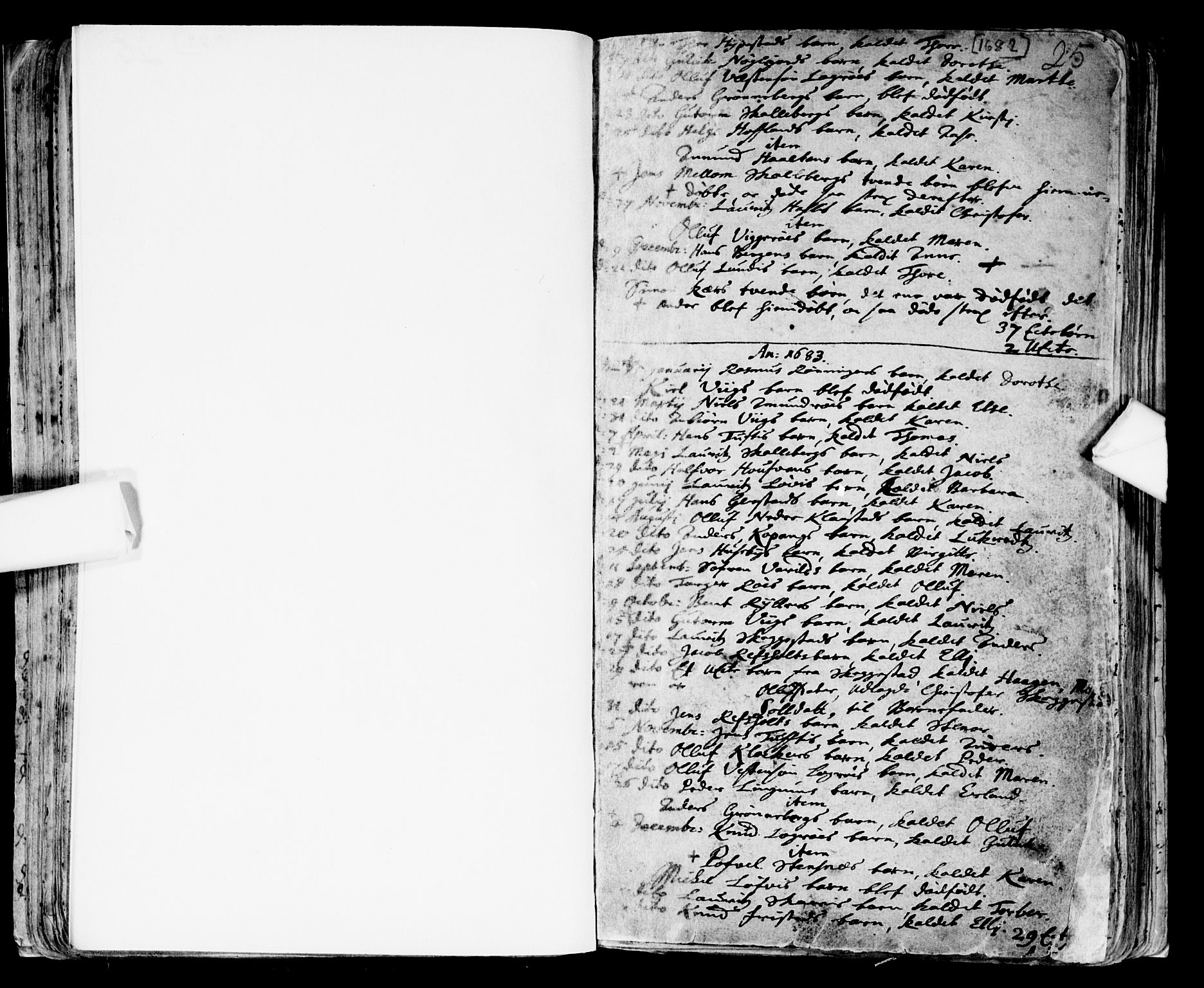 Tjølling kirkebøker, AV/SAKO-A-60/F/Fa/L0001: Ministerialbok nr. 1, 1670-1716, s. 25
