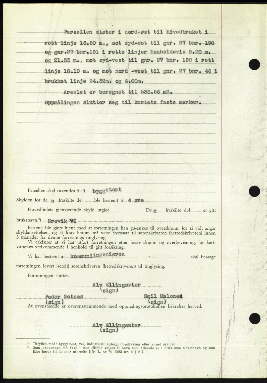 Romsdal sorenskriveri, AV/SAT-A-4149/1/2/2C: Pantebok nr. A28, 1948-1949, Dagboknr: 188/1949