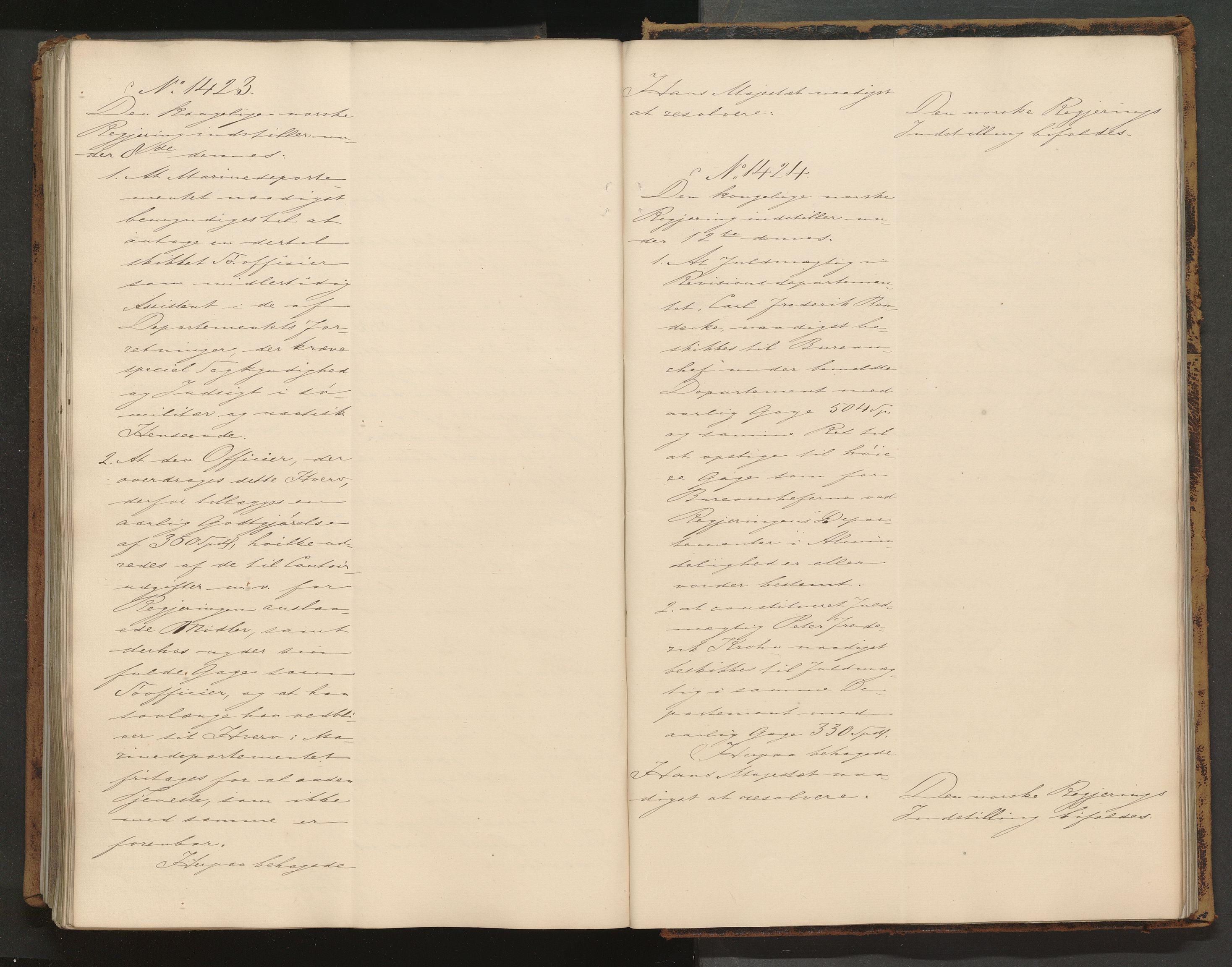 Statsrådssekretariatet, AV/RA-S-1001/A/Ab/L0070: Kgl. res. nr. 726-1428, 2. halvår, 1849