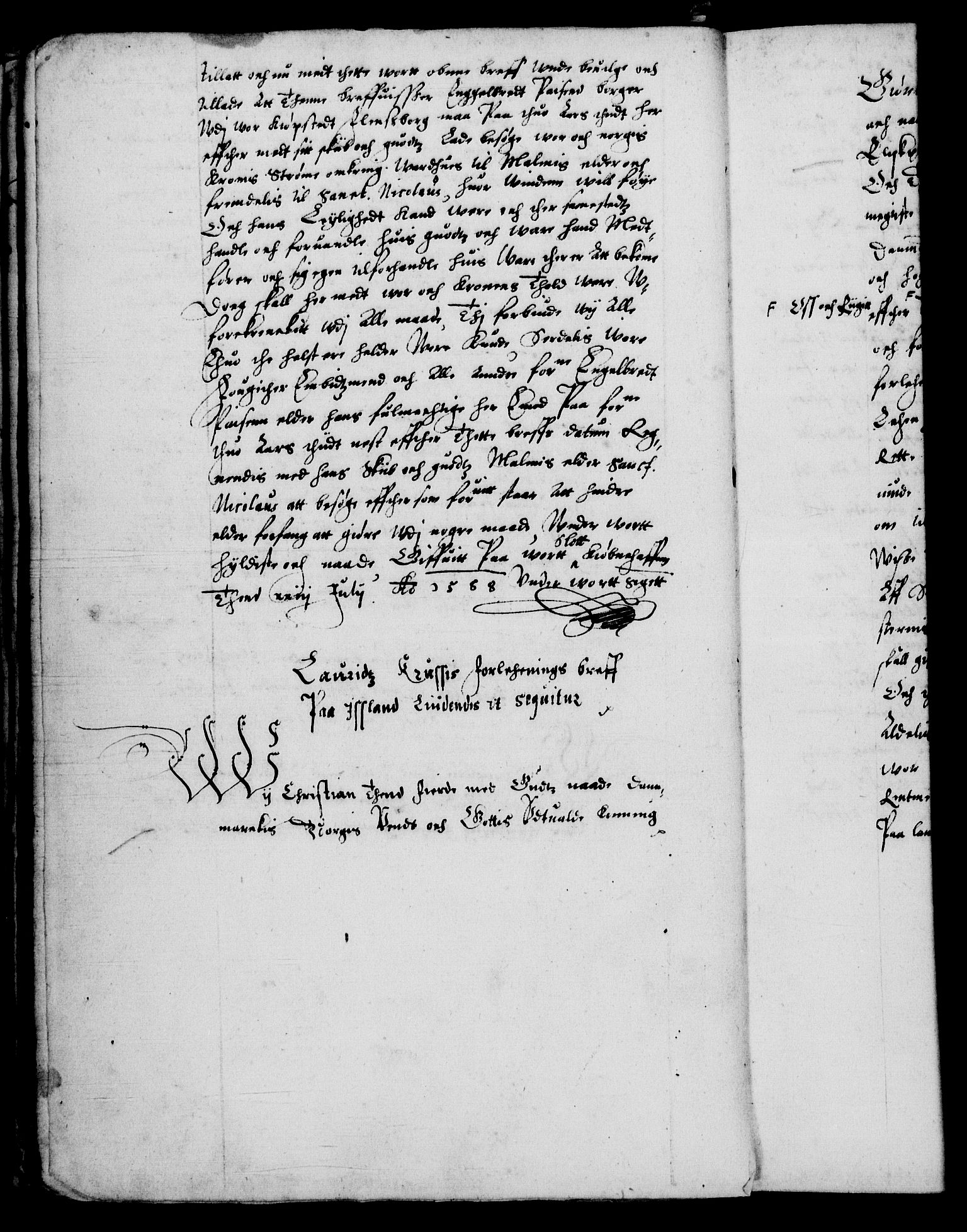 Danske Kanselli 1572-1799, AV/RA-EA-3023/F/Fc/Fca/Fcaa/L0002: Norske registre (mikrofilm), 1588-1596, s. 18b