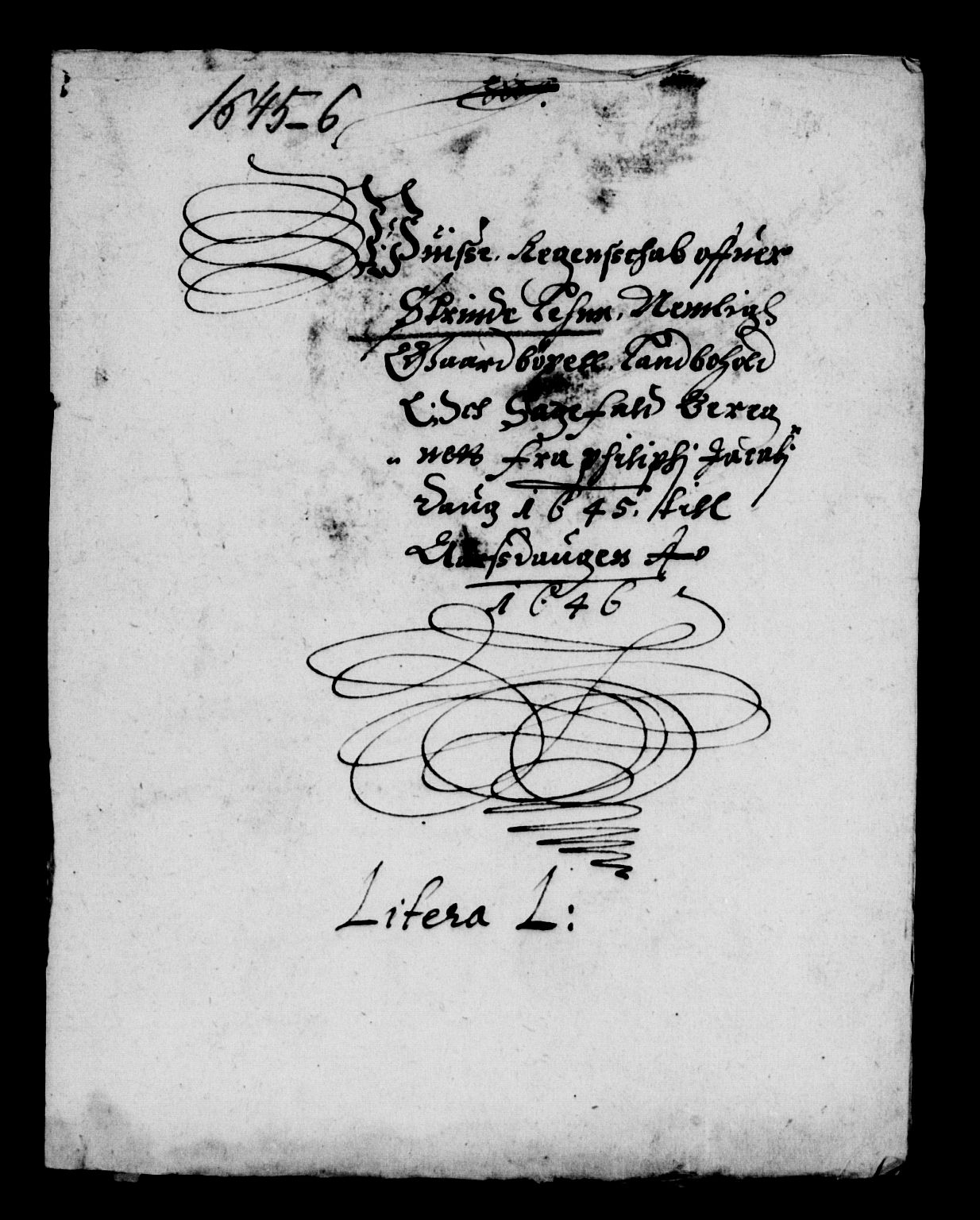 Rentekammeret inntil 1814, Reviderte regnskaper, Lensregnskaper, RA/EA-5023/R/Rb/Rbw/L0083: Trondheim len, 1644-1646