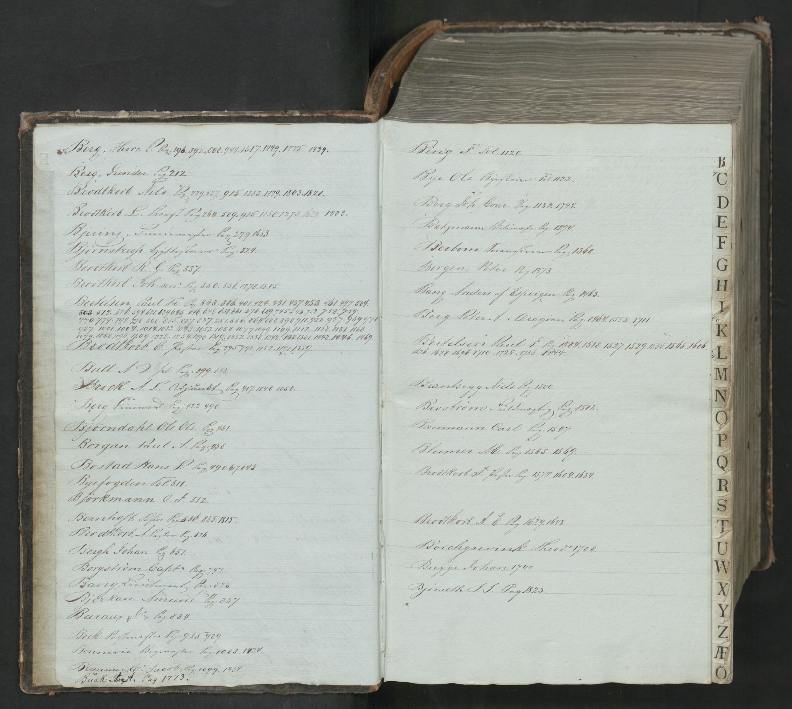 Hoë, Herman & Co, AV/SAT-PA-0280/11/L0035: Kopibok, innenlandsk, 1839-1845