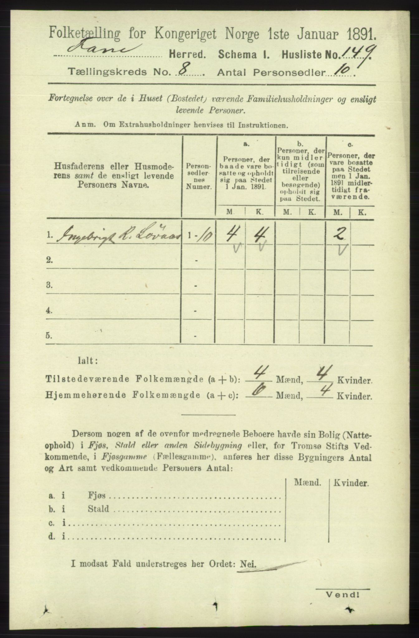 RA, Folketelling 1891 for 1249 Fana herred, 1891, s. 3470