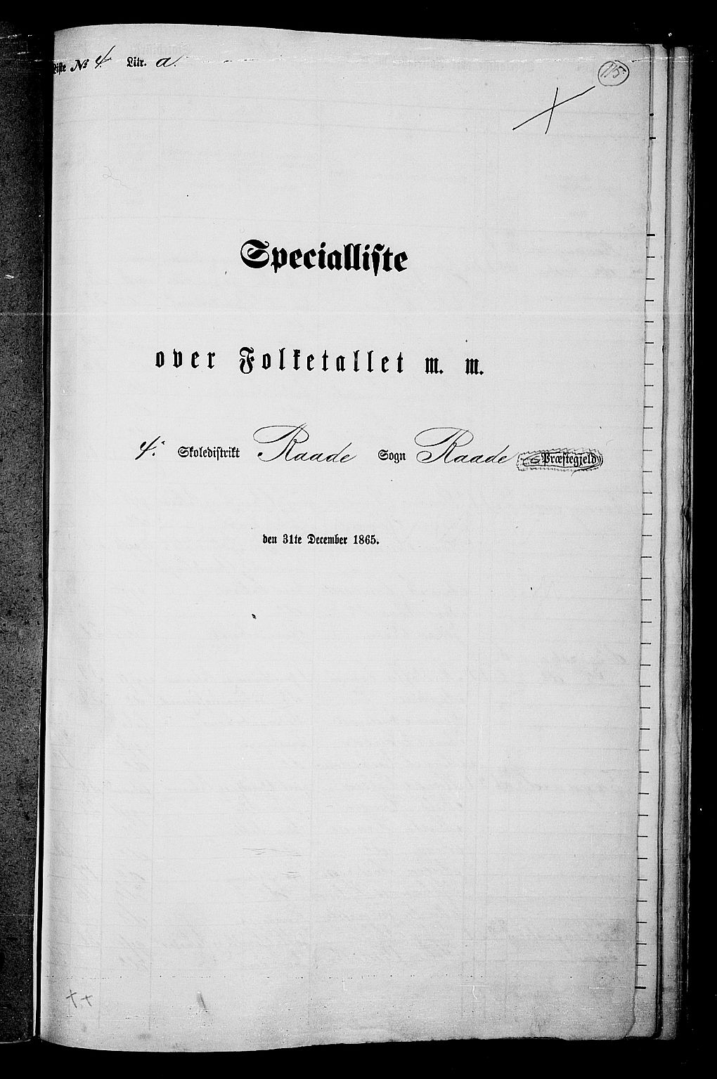 RA, Folketelling 1865 for 0135P Råde prestegjeld, 1865, s. 102