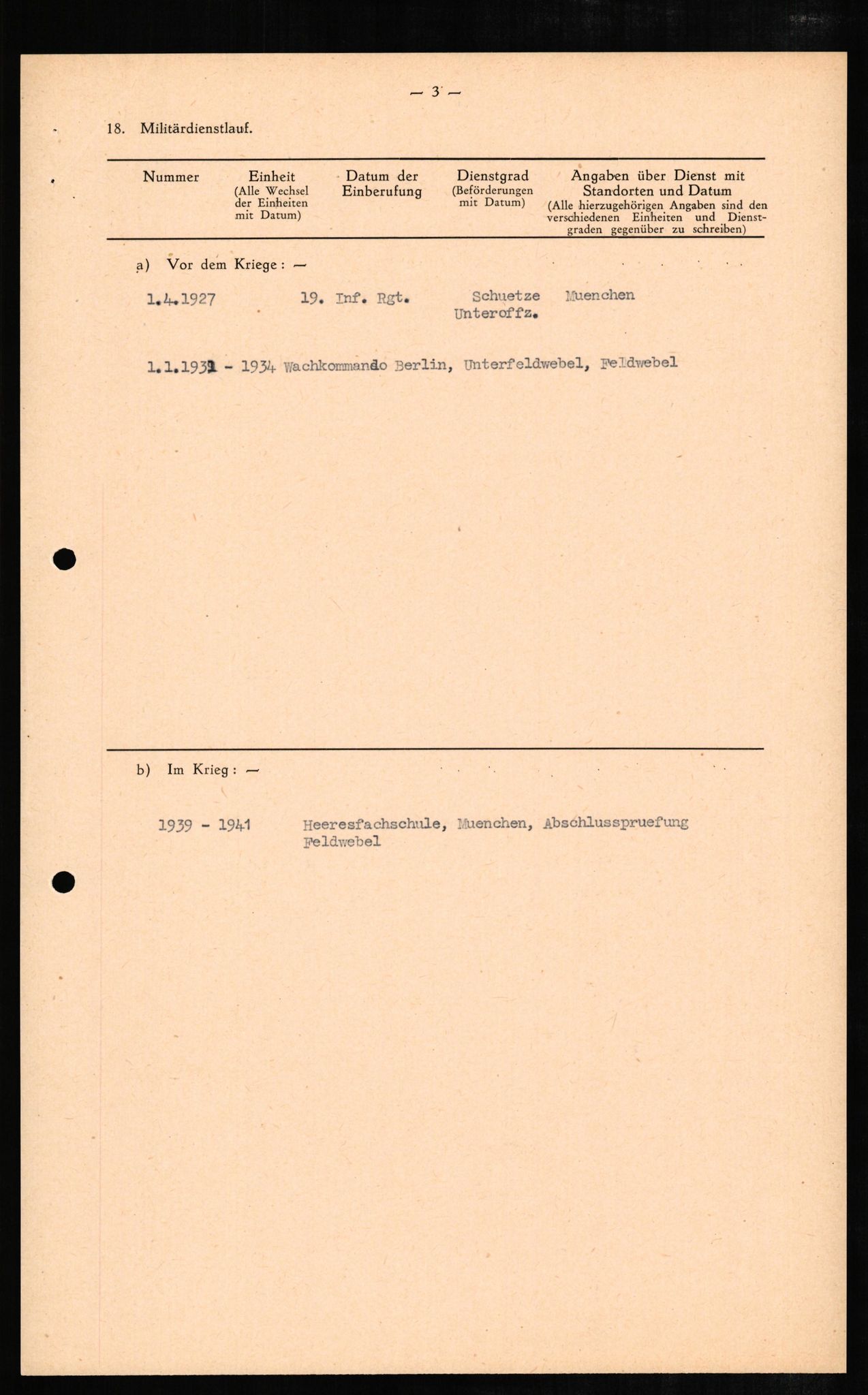 Forsvaret, Forsvarets overkommando II, RA/RAFA-3915/D/Db/L0007: CI Questionaires. Tyske okkupasjonsstyrker i Norge. Tyskere., 1945-1946, s. 14