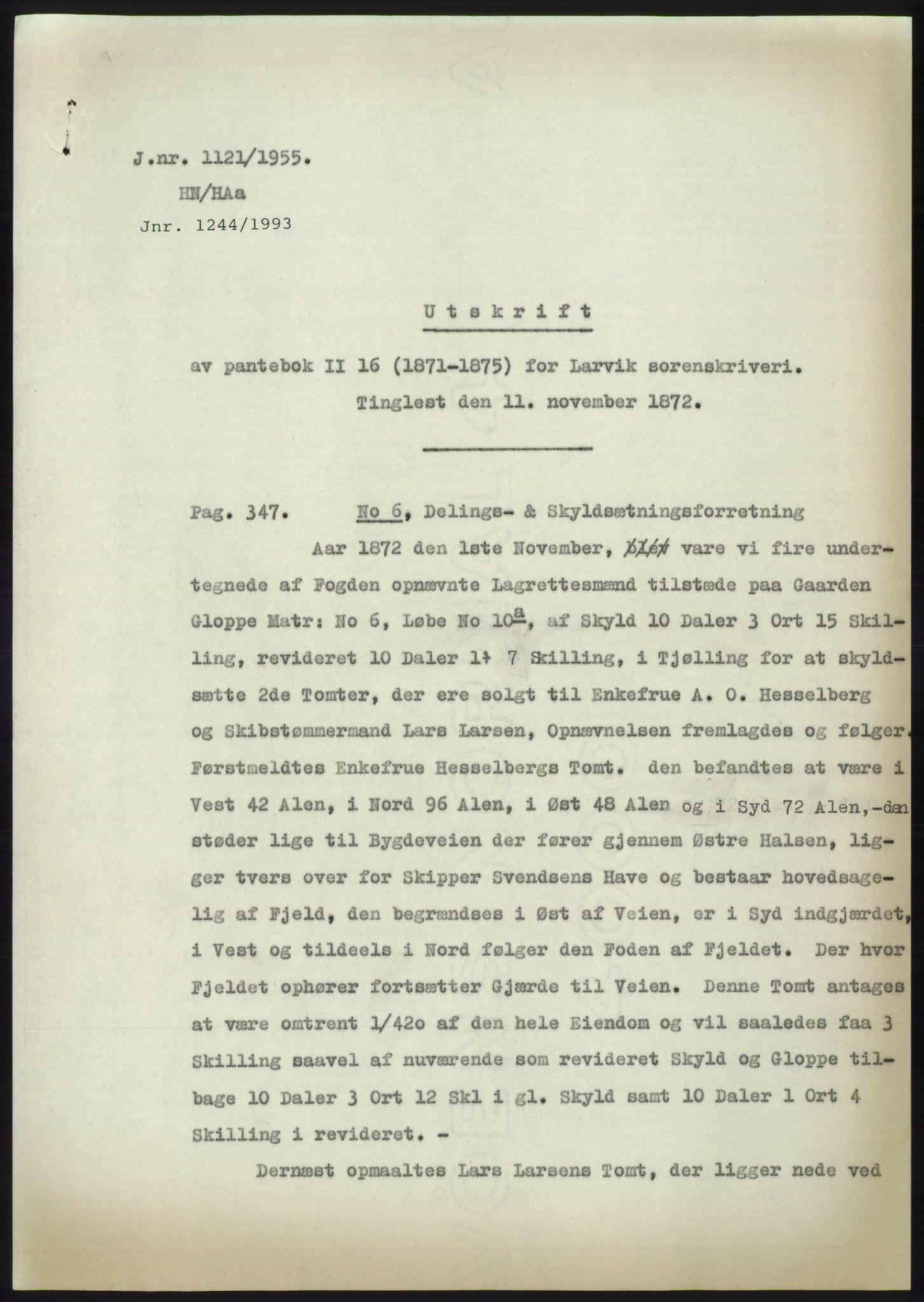 Statsarkivet i Kongsberg, SAKO/A-0001, 1955, s. 384