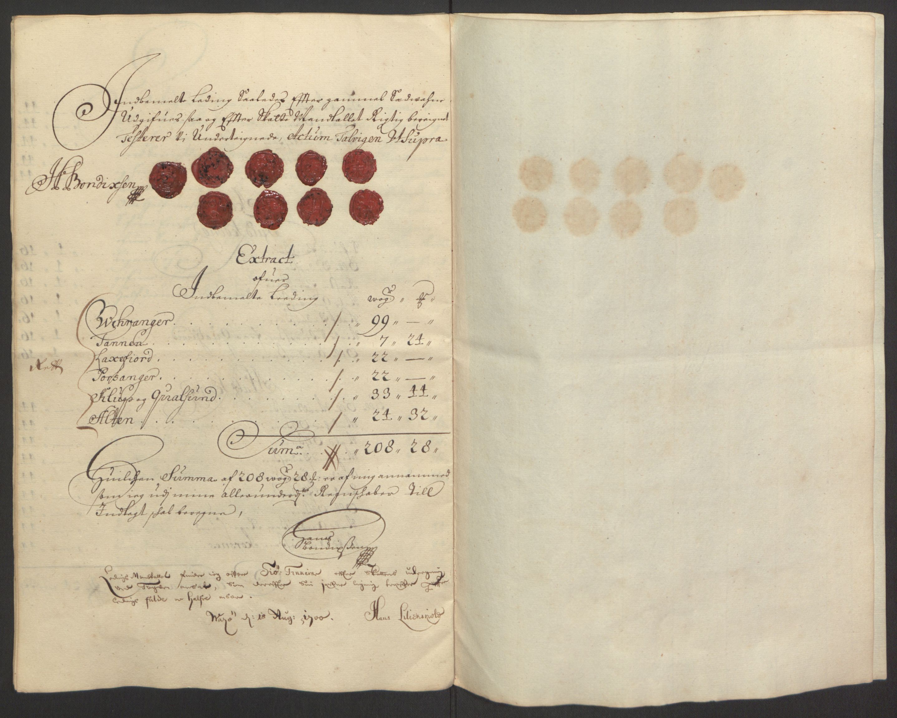 Rentekammeret inntil 1814, Reviderte regnskaper, Fogderegnskap, RA/EA-4092/R69/L4851: Fogderegnskap Finnmark/Vardøhus, 1691-1700, s. 410