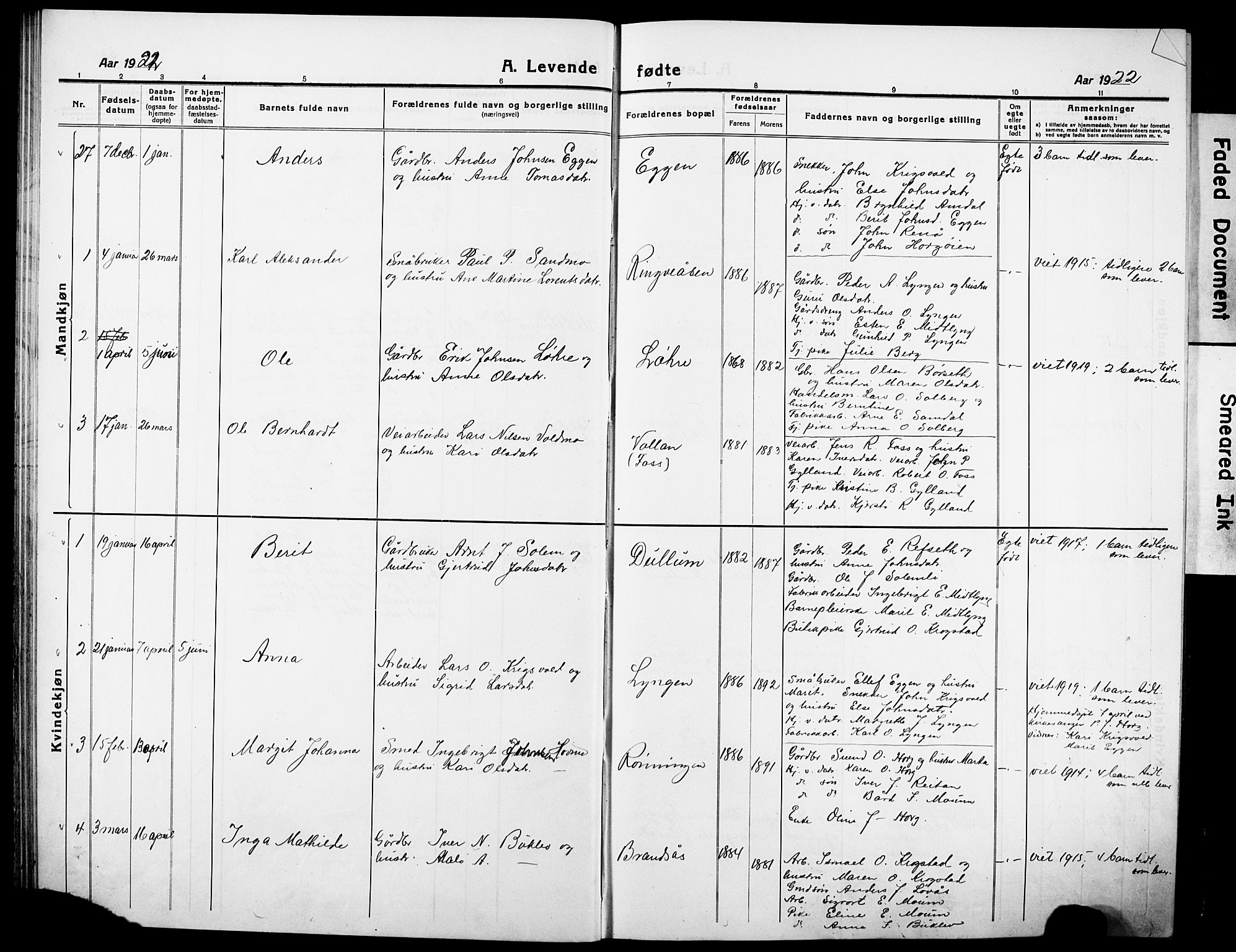 Ministerialprotokoller, klokkerbøker og fødselsregistre - Sør-Trøndelag, AV/SAT-A-1456/692/L1113: Klokkerbok nr. 692C08, 1918-1932