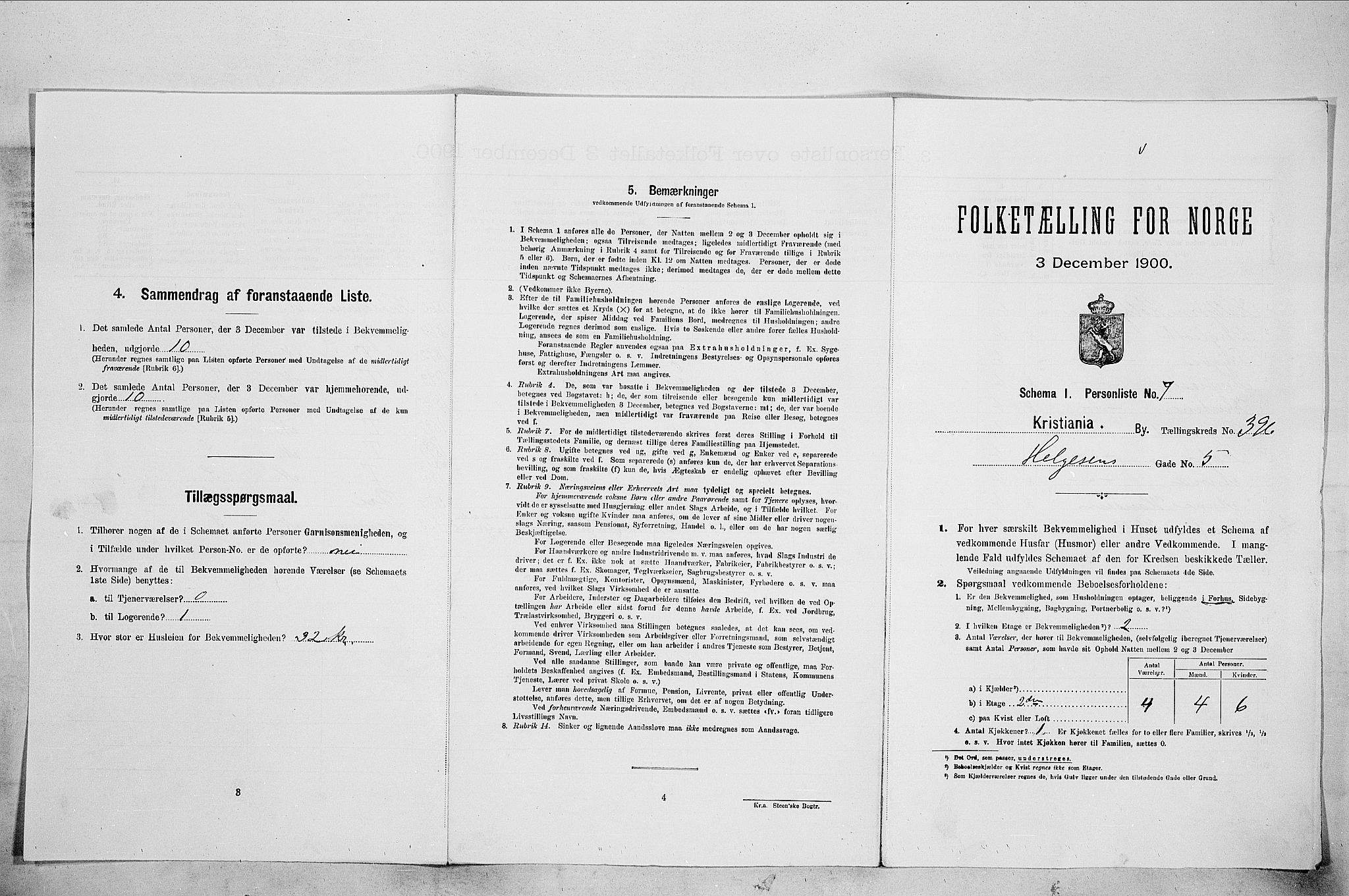 SAO, Folketelling 1900 for 0301 Kristiania kjøpstad, 1900, s. 35366