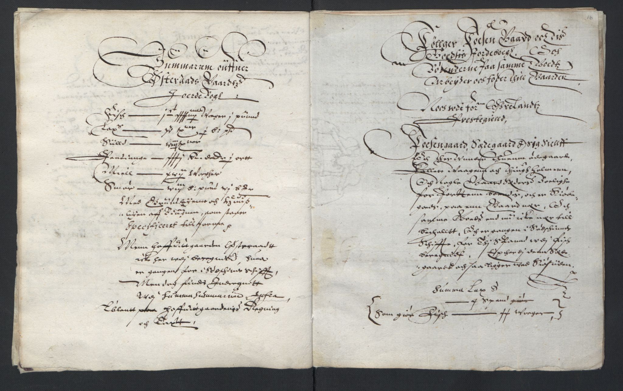 Stattholderembetet 1572-1771, AV/RA-EA-2870/Ek/L0007/0001: Jordebøker til utlikning av rosstjeneste 1624-1626: / Adelsjordebøker, 1624-1625, s. 15