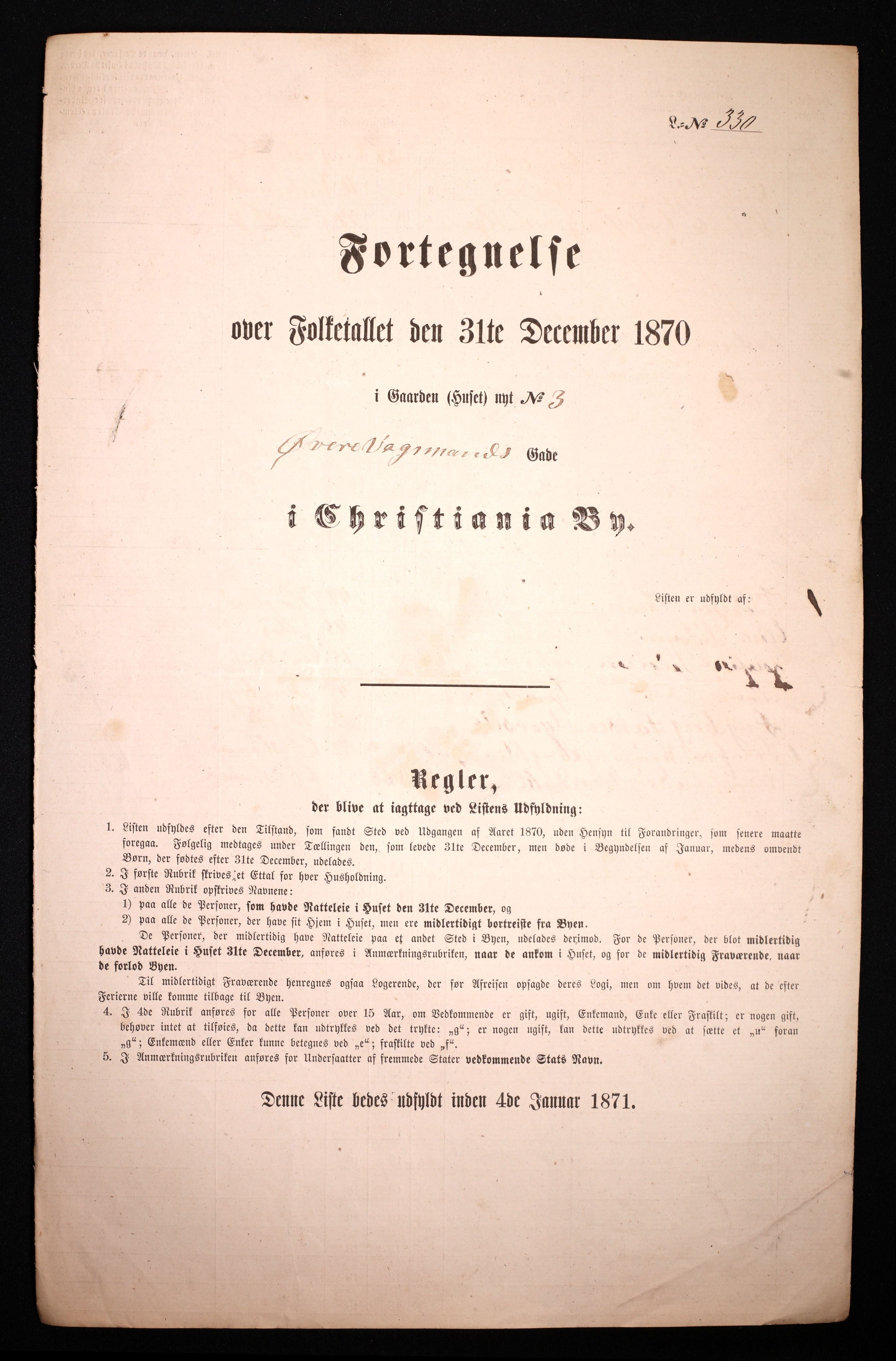 RA, Folketelling 1870 for 0301 Kristiania kjøpstad, 1870, s. 4742