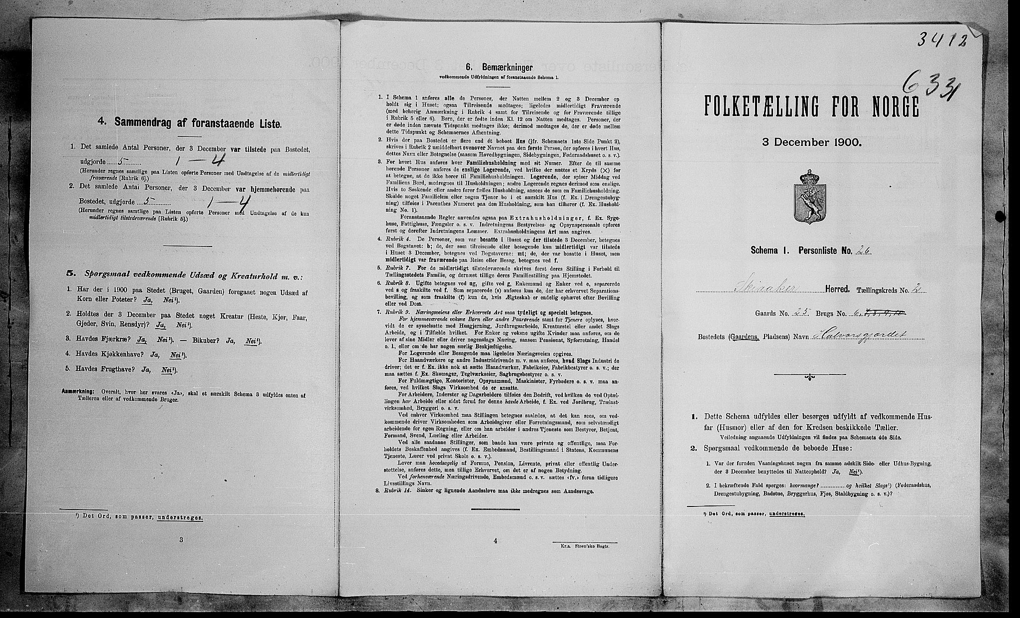 SAH, Folketelling 1900 for 0513 Skjåk herred, 1900, s. 12