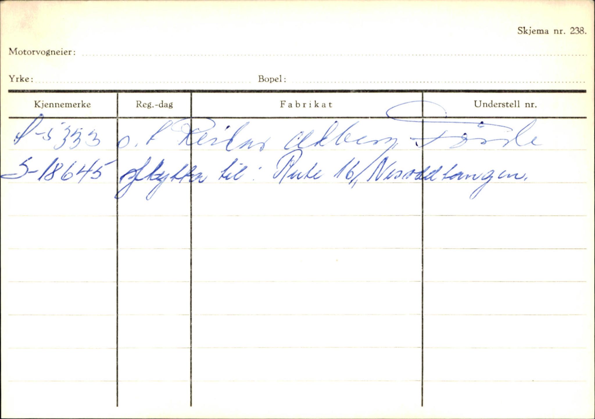 Statens vegvesen, Sogn og Fjordane vegkontor, AV/SAB-A-5301/4/F/L0131: Eigarregister Høyanger P-Å. Stryn S-Å, 1945-1975, s. 21