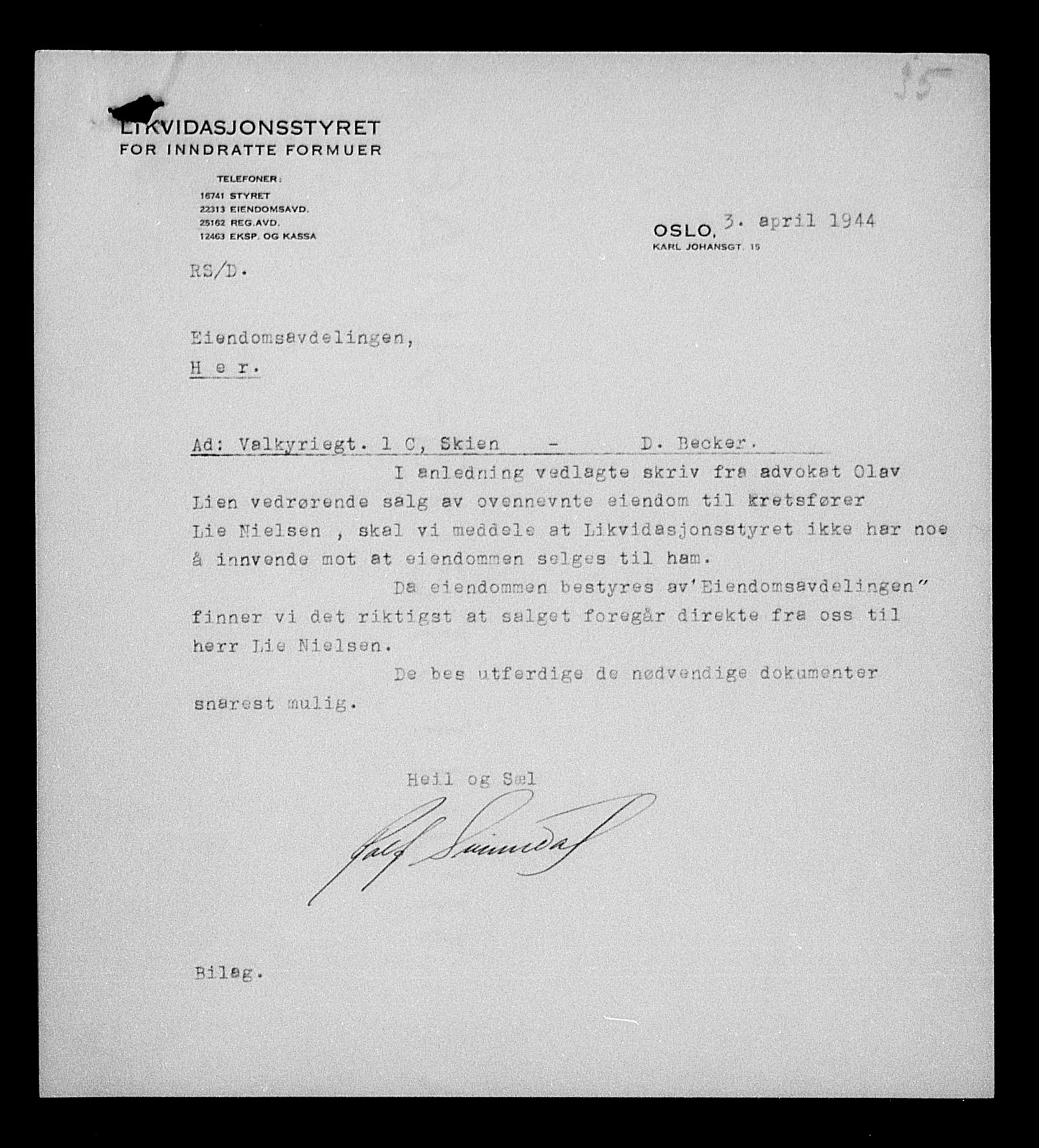 Justisdepartementet, Tilbakeføringskontoret for inndratte formuer, AV/RA-S-1564/H/Hc/Hcd/L0990: --, 1945-1947, s. 118