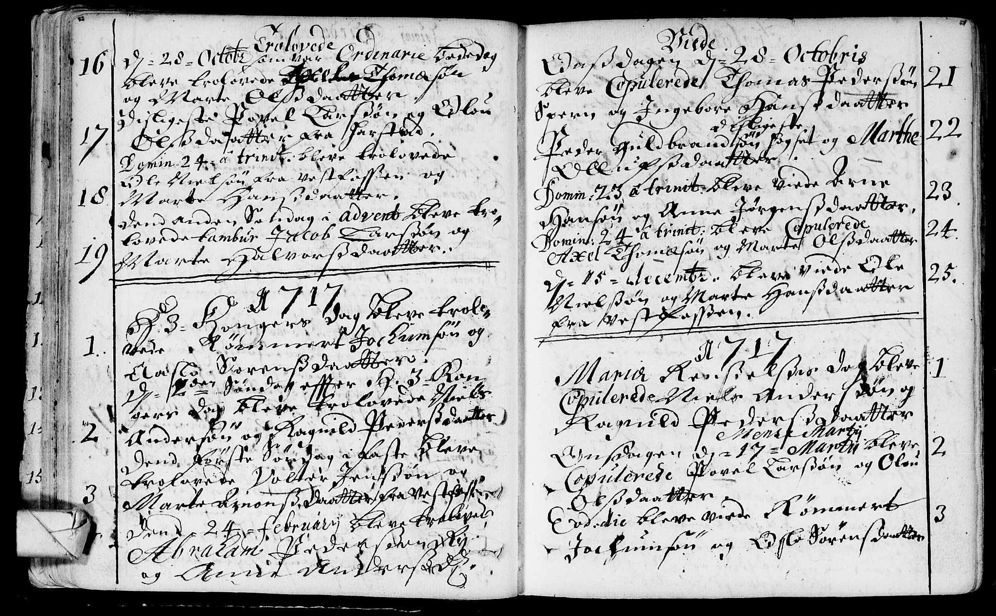 Eiker kirkebøker, AV/SAKO-A-4/F/Fa/L0005: Ministerialbok nr. I 5 /1, 1705-1759