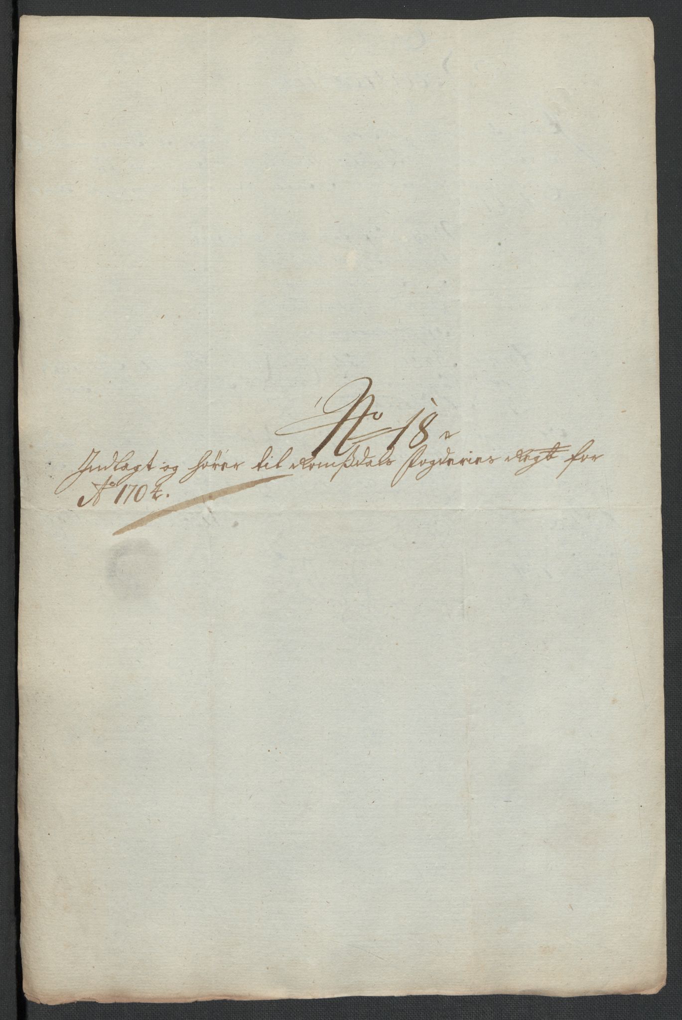 Rentekammeret inntil 1814, Reviderte regnskaper, Fogderegnskap, AV/RA-EA-4092/R55/L3656: Fogderegnskap Romsdal, 1703-1705, s. 291