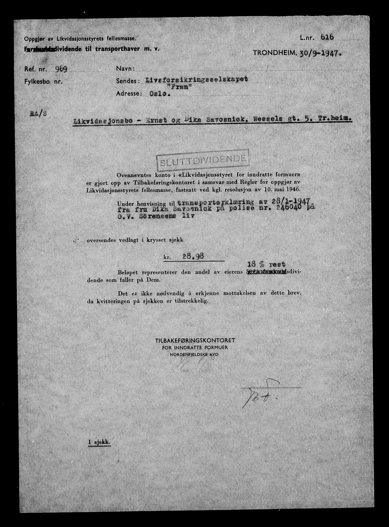 Justisdepartementet, Tilbakeføringskontoret for inndratte formuer, RA/S-1564/H/Hc/Hca/L0907: --, 1945-1947, s. 502