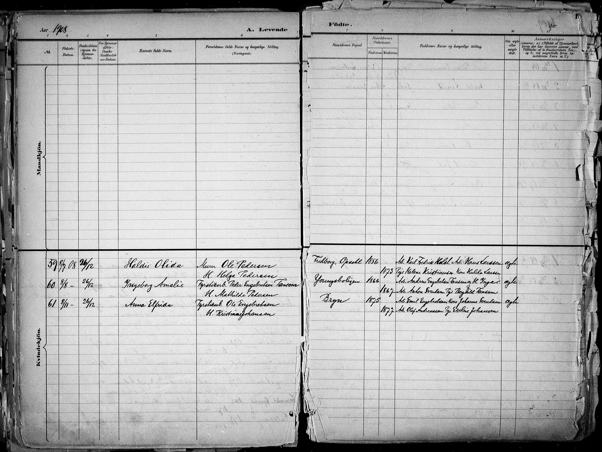 Østre Aker prestekontor Kirkebøker, AV/SAO-A-10840/F/Fa/L0010: Ministerialbok nr. I 10, 1895-1912, s. 189