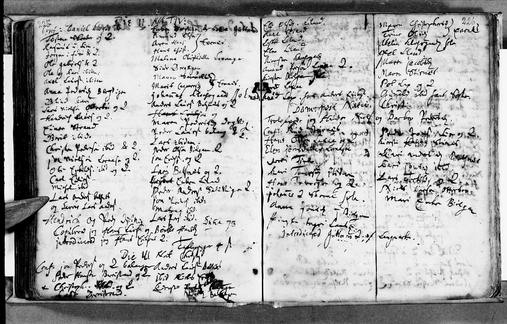 Ministerialprotokoller, klokkerbøker og fødselsregistre - Nordland, AV/SAT-A-1459/863/L0889: Ministerialbok nr. 863A01, 1699-1711, s. 225-226