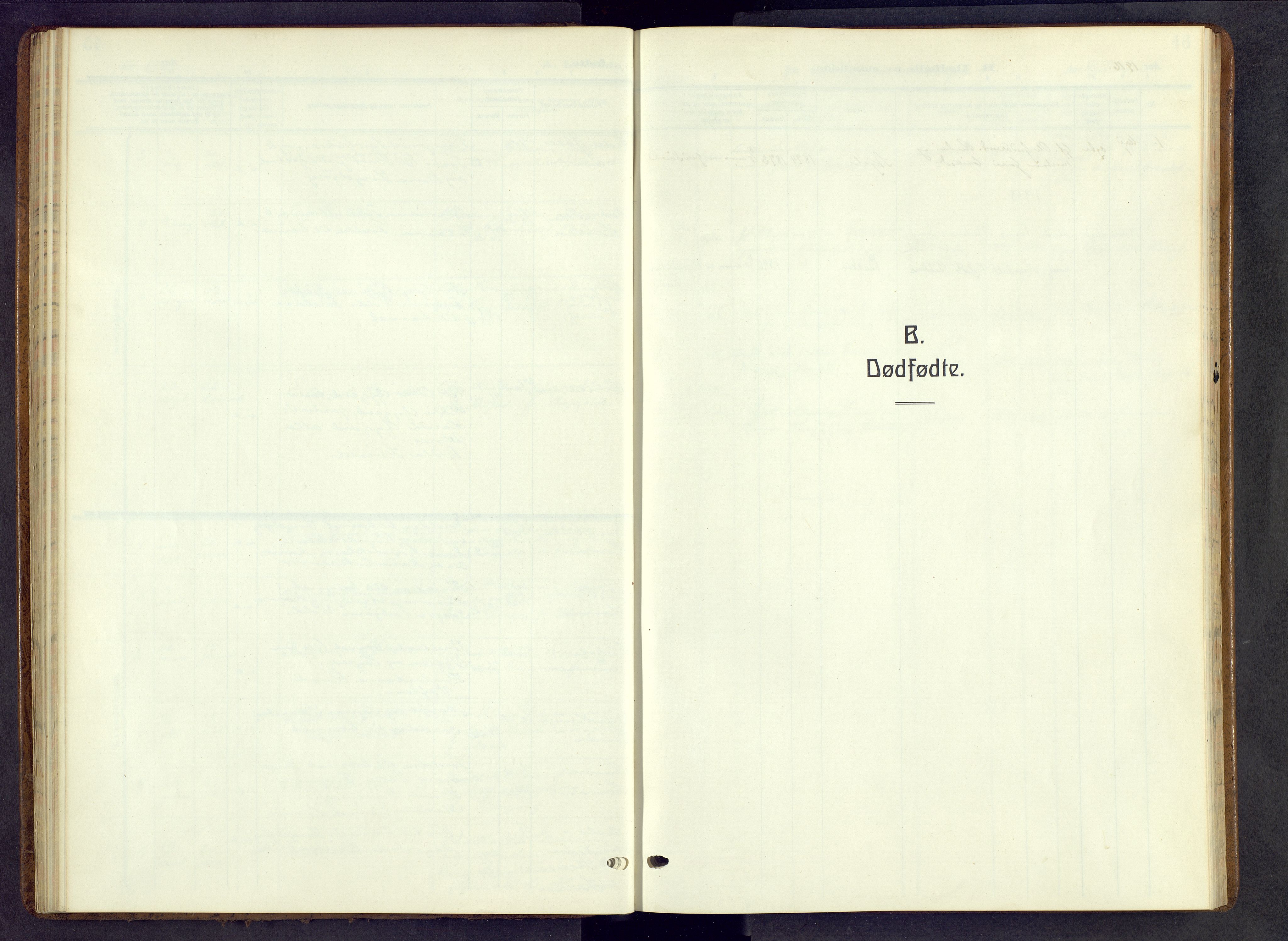 Vestre Slidre prestekontor, AV/SAH-PREST-136/H/Ha/Hab/L0009: Klokkerbok nr. 9, 1914-1970