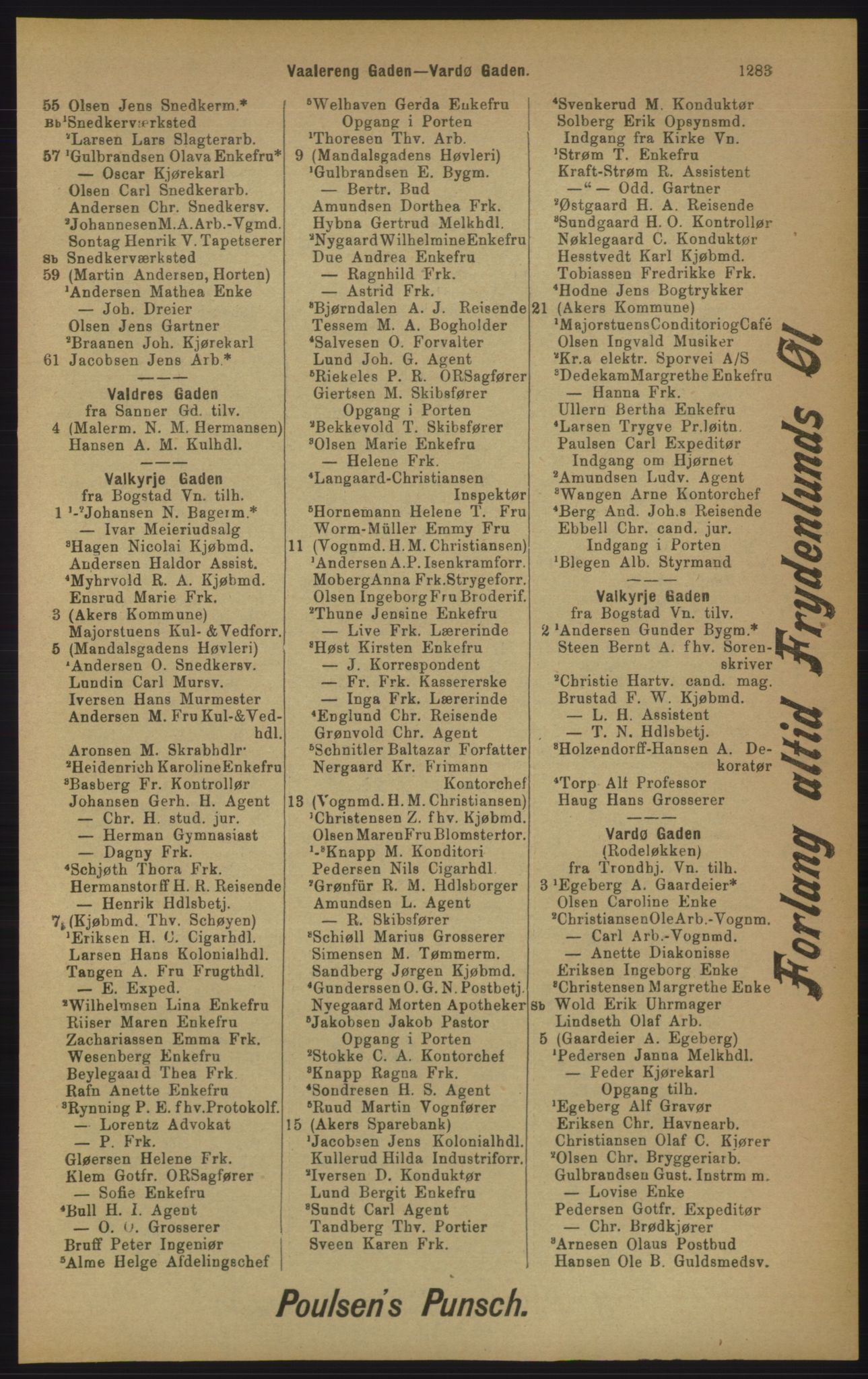Kristiania/Oslo adressebok, PUBL/-, 1905, s. 1283