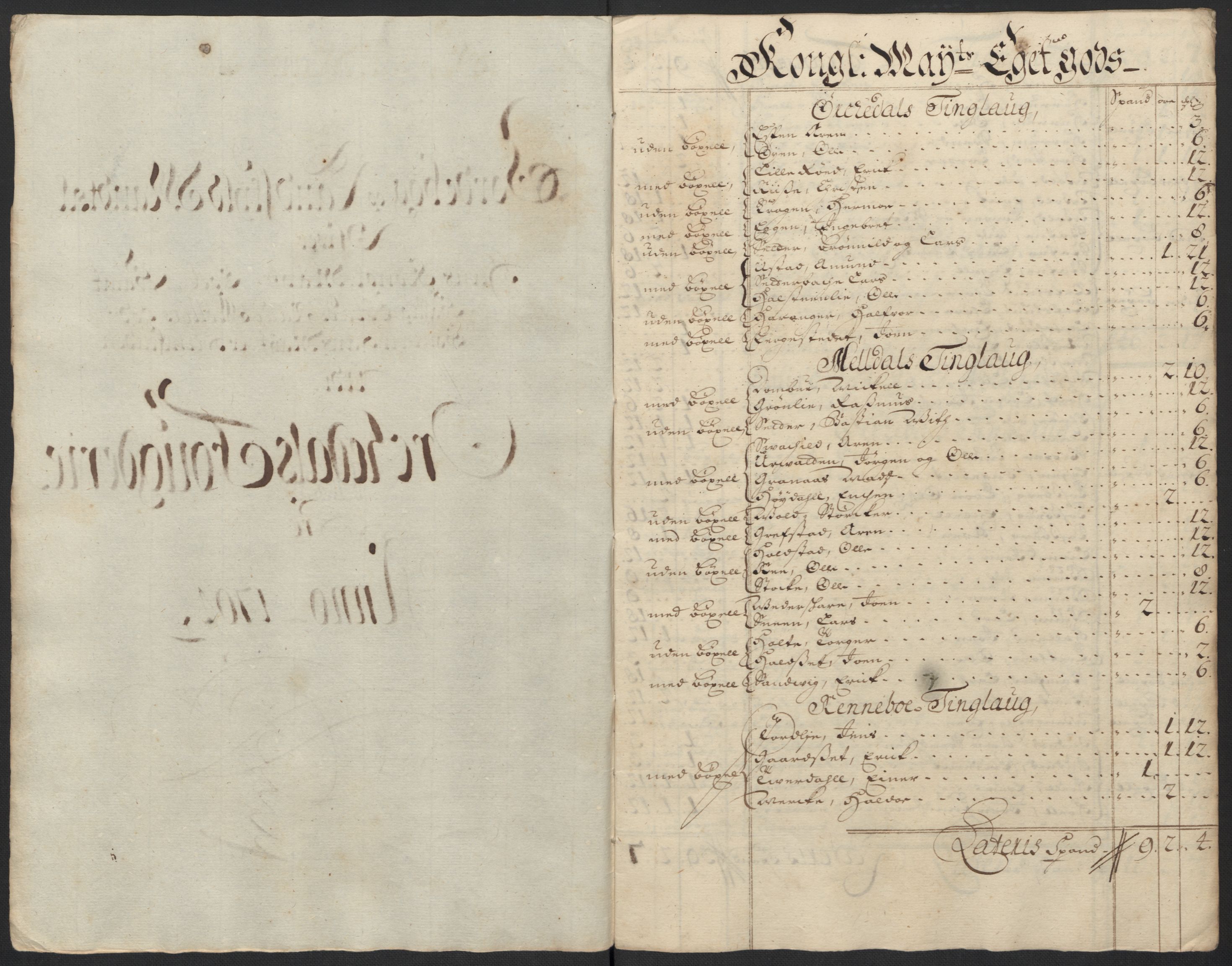 Rentekammeret inntil 1814, Reviderte regnskaper, Fogderegnskap, AV/RA-EA-4092/R60/L3954: Fogderegnskap Orkdal og Gauldal, 1704, s. 132