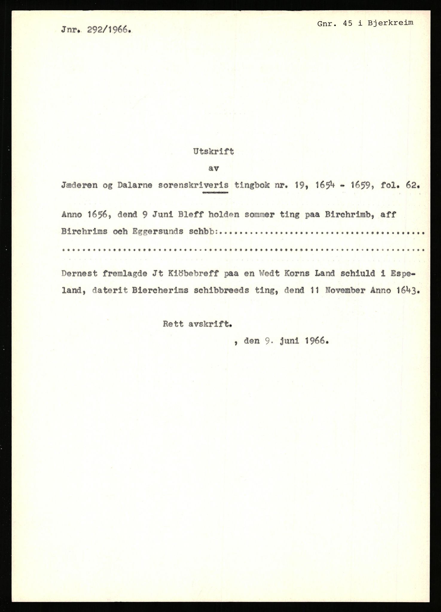 Statsarkivet i Stavanger, SAST/A-101971/03/Y/Yj/L0018: Avskrifter sortert etter gårdsnavn: Engelsvold - Espevold nedre, 1750-1930, s. 400