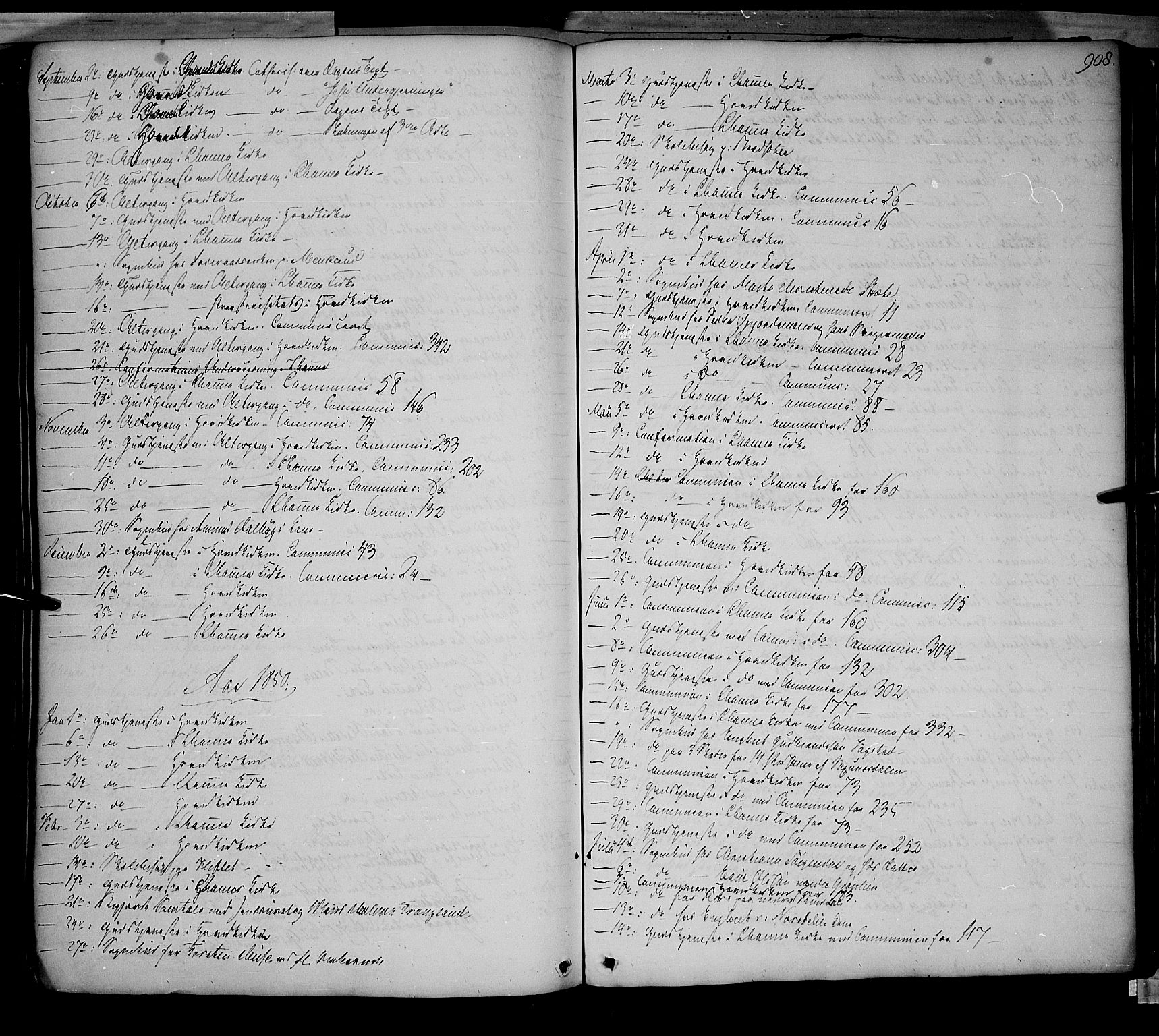 Fåberg prestekontor, AV/SAH-PREST-086/H/Ha/Haa/L0005: Ministerialbok nr. 5, 1836-1854, s. 907-908