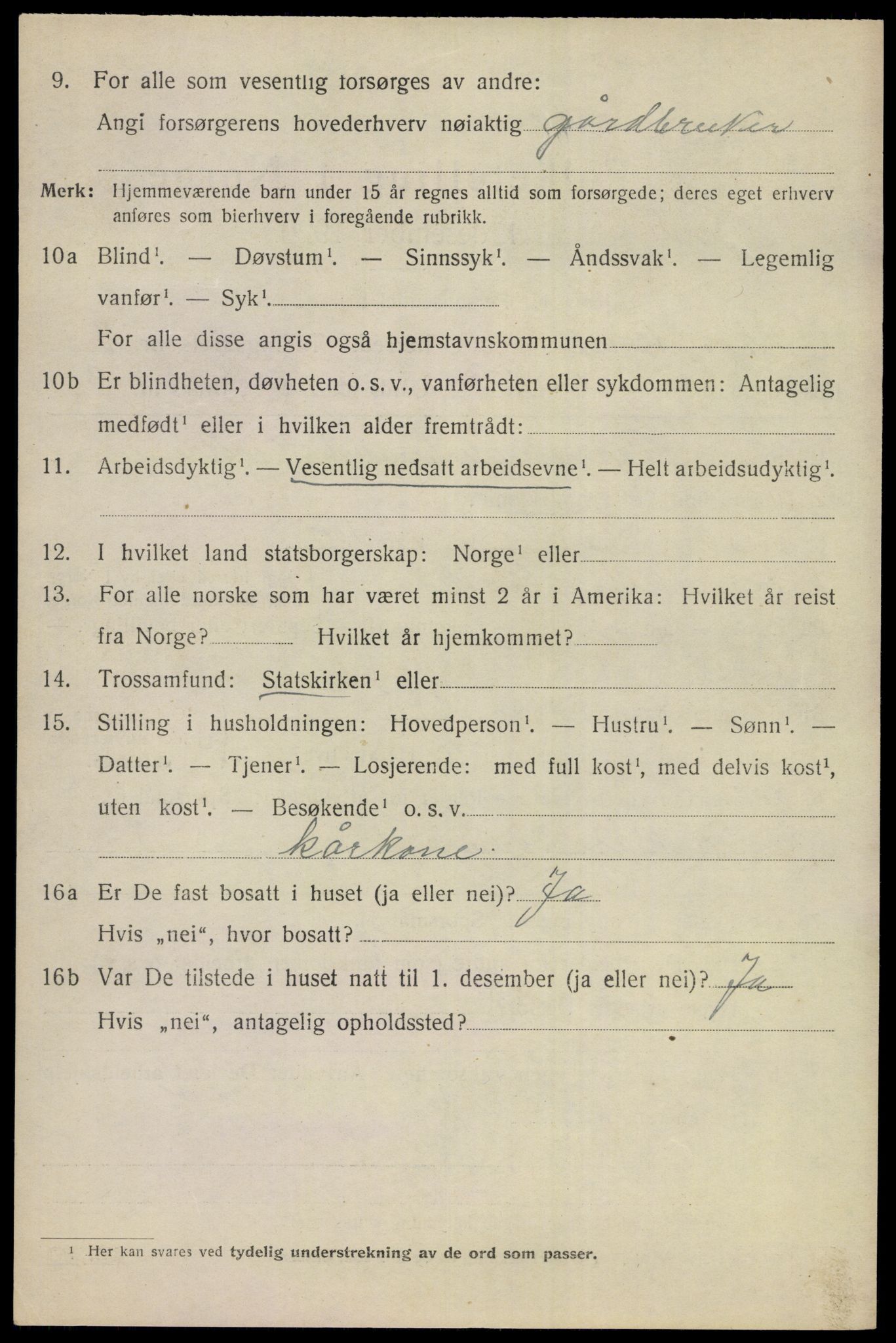 SAKO, Folketelling 1920 for 0616 Nes herred, 1920, s. 1897