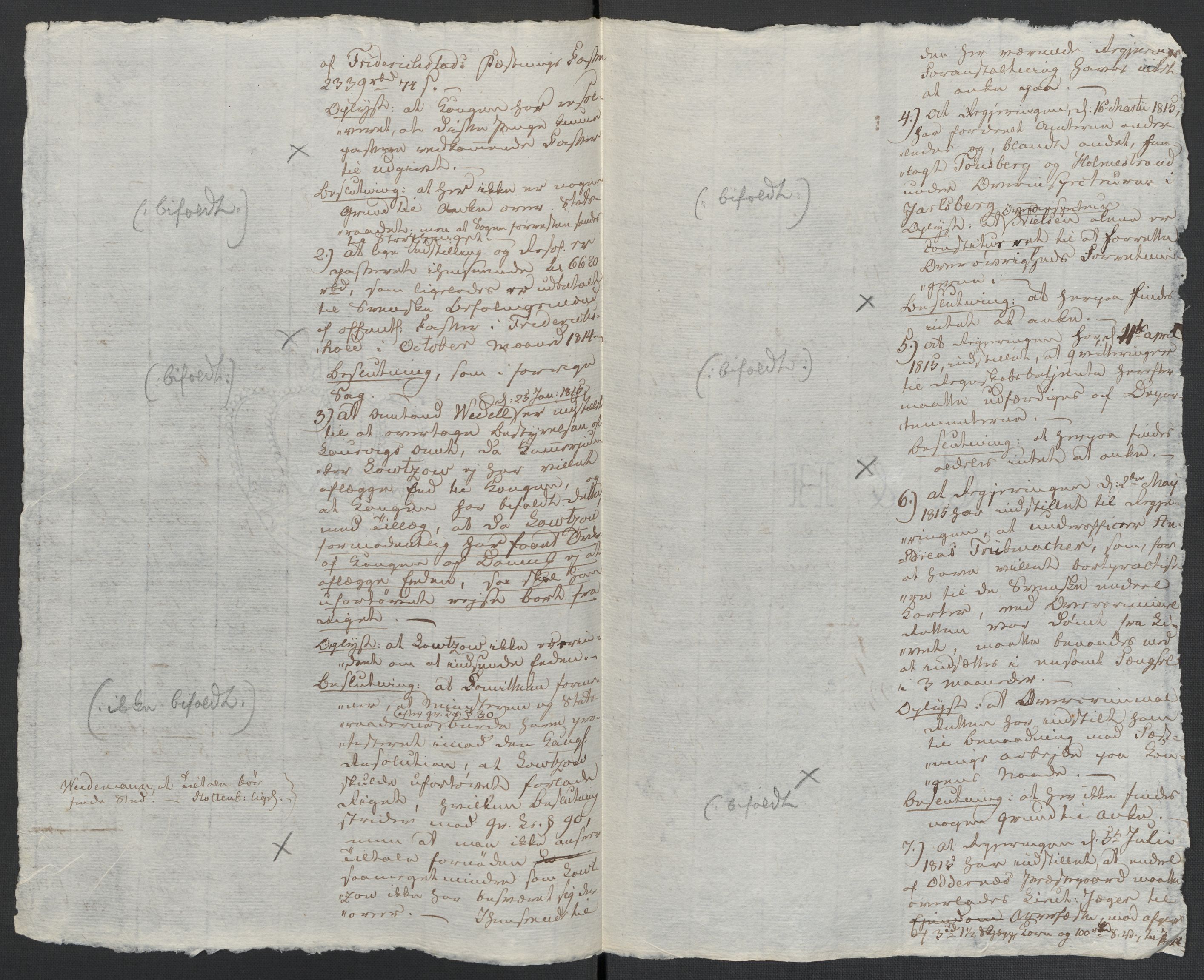 Christie, Wilhelm Frimann Koren, AV/RA-PA-0014/F/L0005: Christies dokumenter fra Stortinget, 1815-1816, s. 253