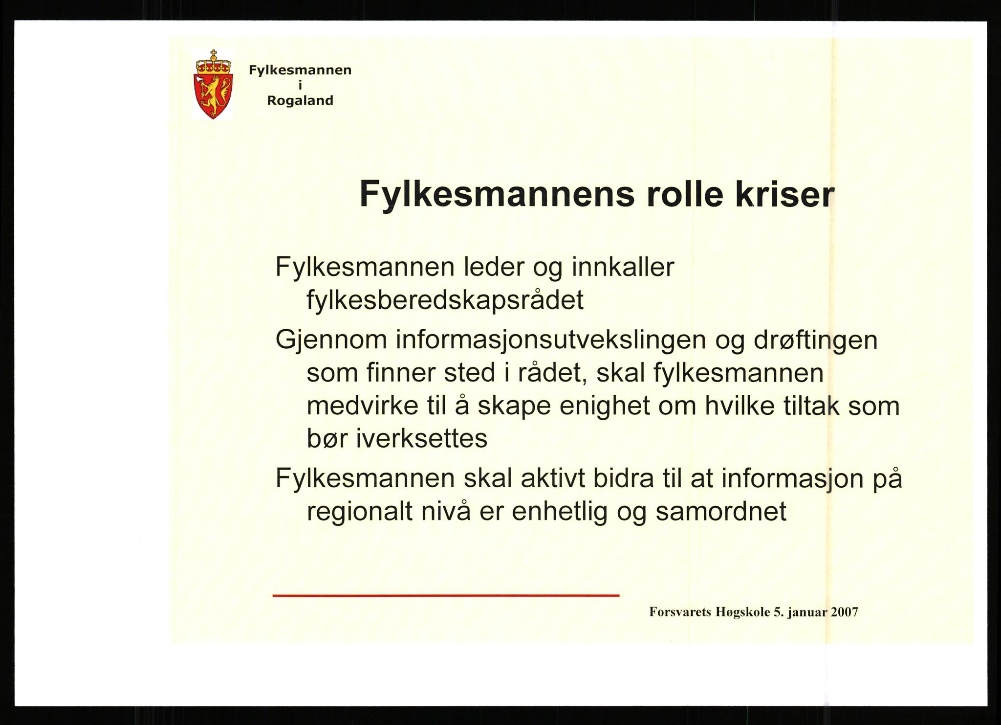 Pa 0436 - Tora Aasland, AV/SAST-A-102572/E/Ea/L0029: Fylkesmann i Rogaland/Alternativ framtid, 1984-2013, s. 11