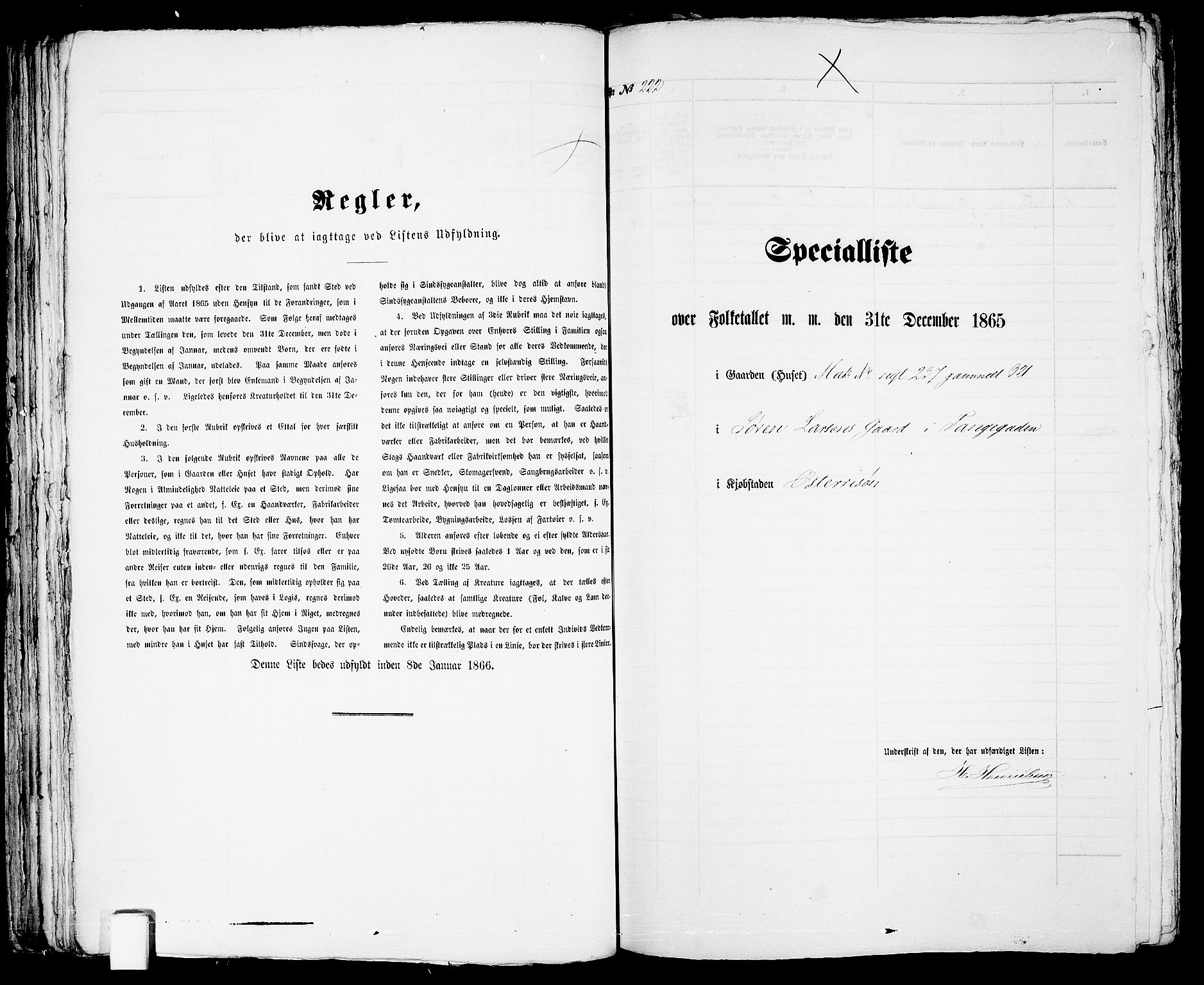 RA, Folketelling 1865 for 0901B Risør prestegjeld, Risør kjøpstad, 1865, s. 455