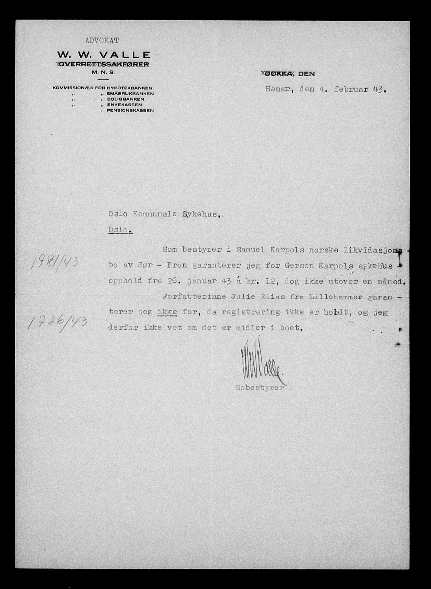 Justisdepartementet, Tilbakeføringskontoret for inndratte formuer, AV/RA-S-1564/H/Hc/Hcc/L0949: --, 1945-1947, s. 660