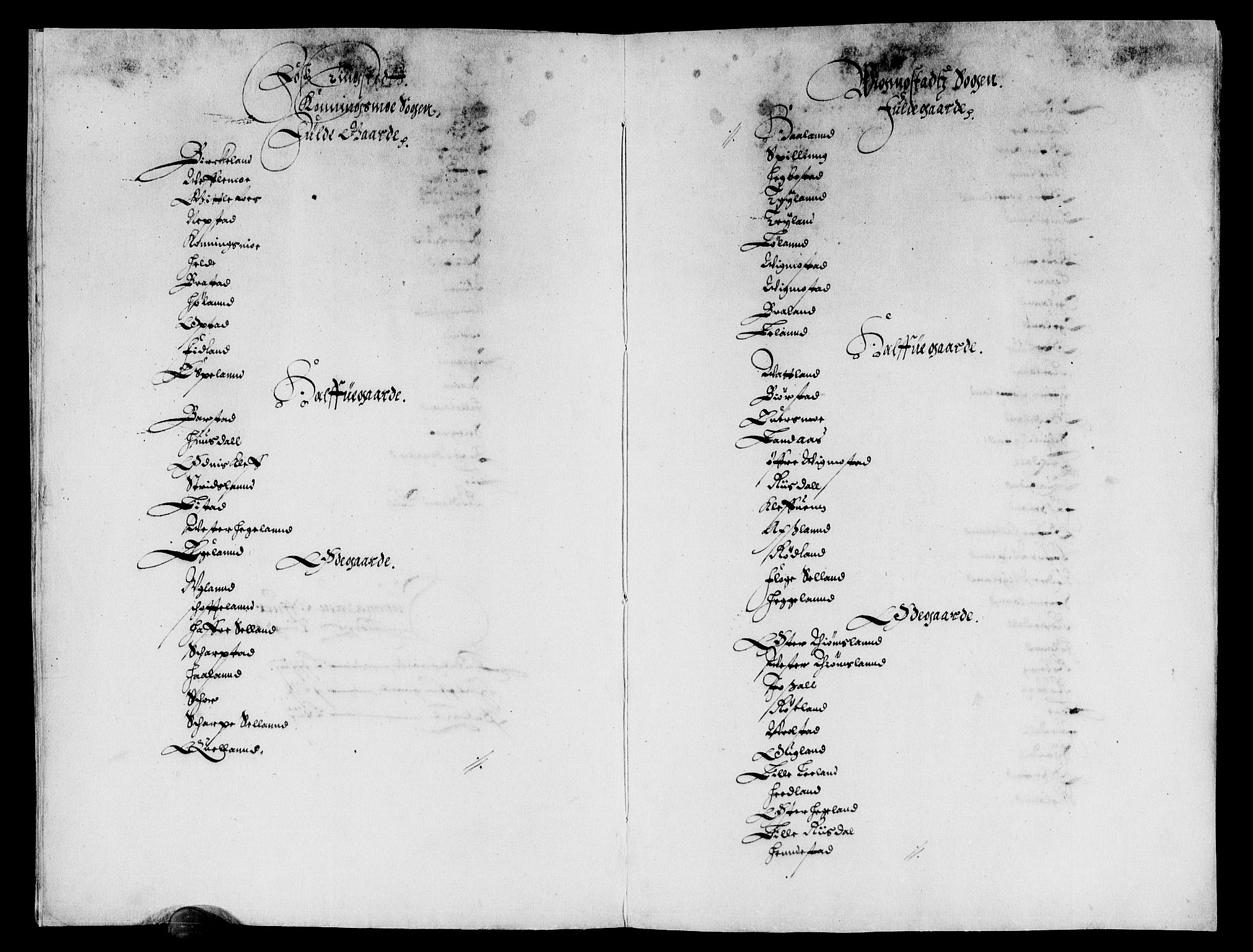 Rentekammeret inntil 1814, Reviderte regnskaper, Lensregnskaper, AV/RA-EA-5023/R/Rb/Rbr/L0010: Lista len, 1628-1636