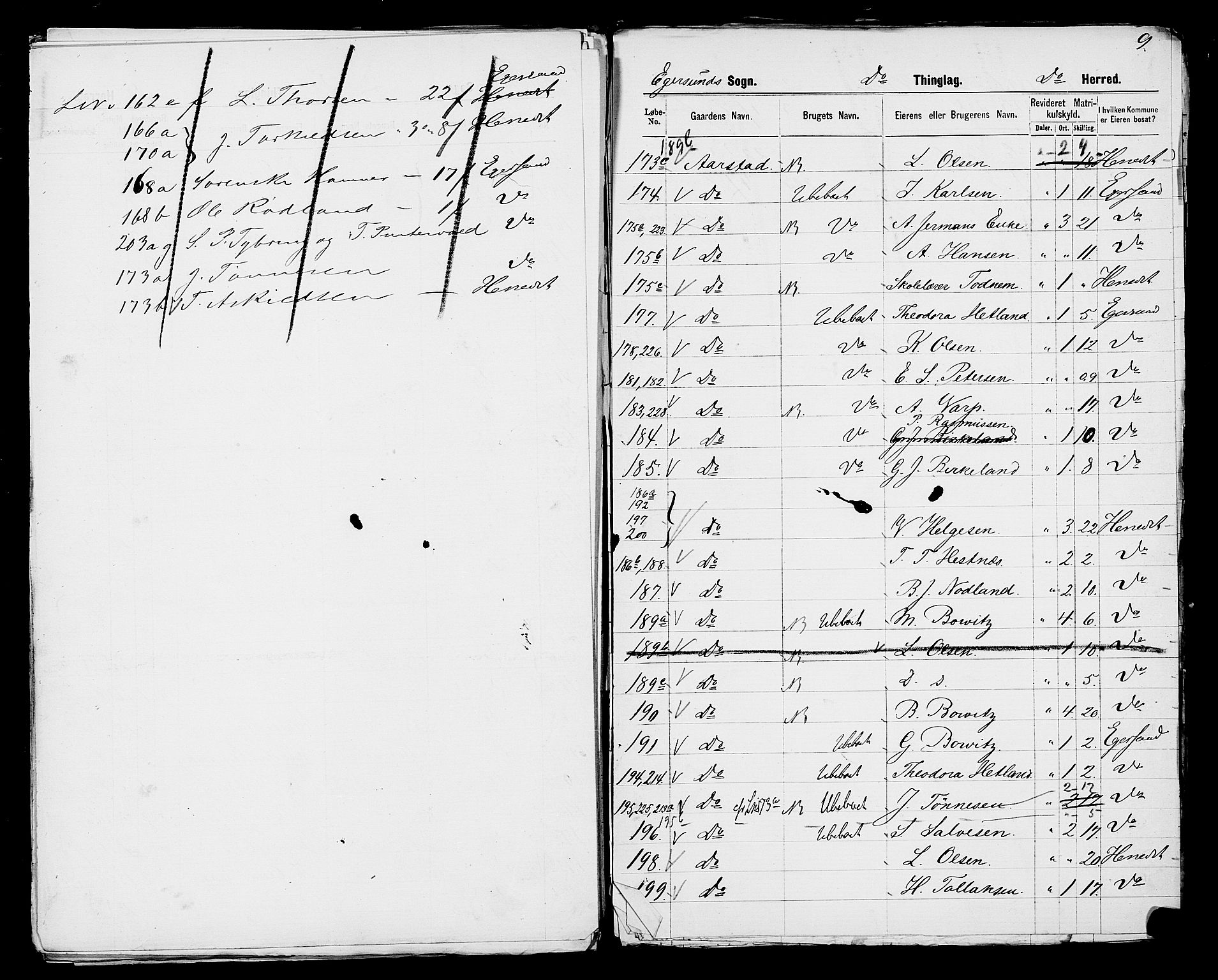 SAST, Folketelling 1875 for 1116L Eigersund prestegjeld, Eigersund landsokn og Ogna sokn, 1875, s. 34