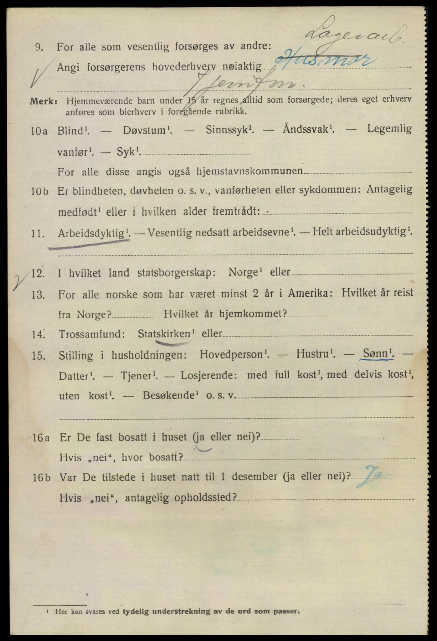 SAO, Folketelling 1920 for 0301 Kristiania kjøpstad, 1920, s. 656428